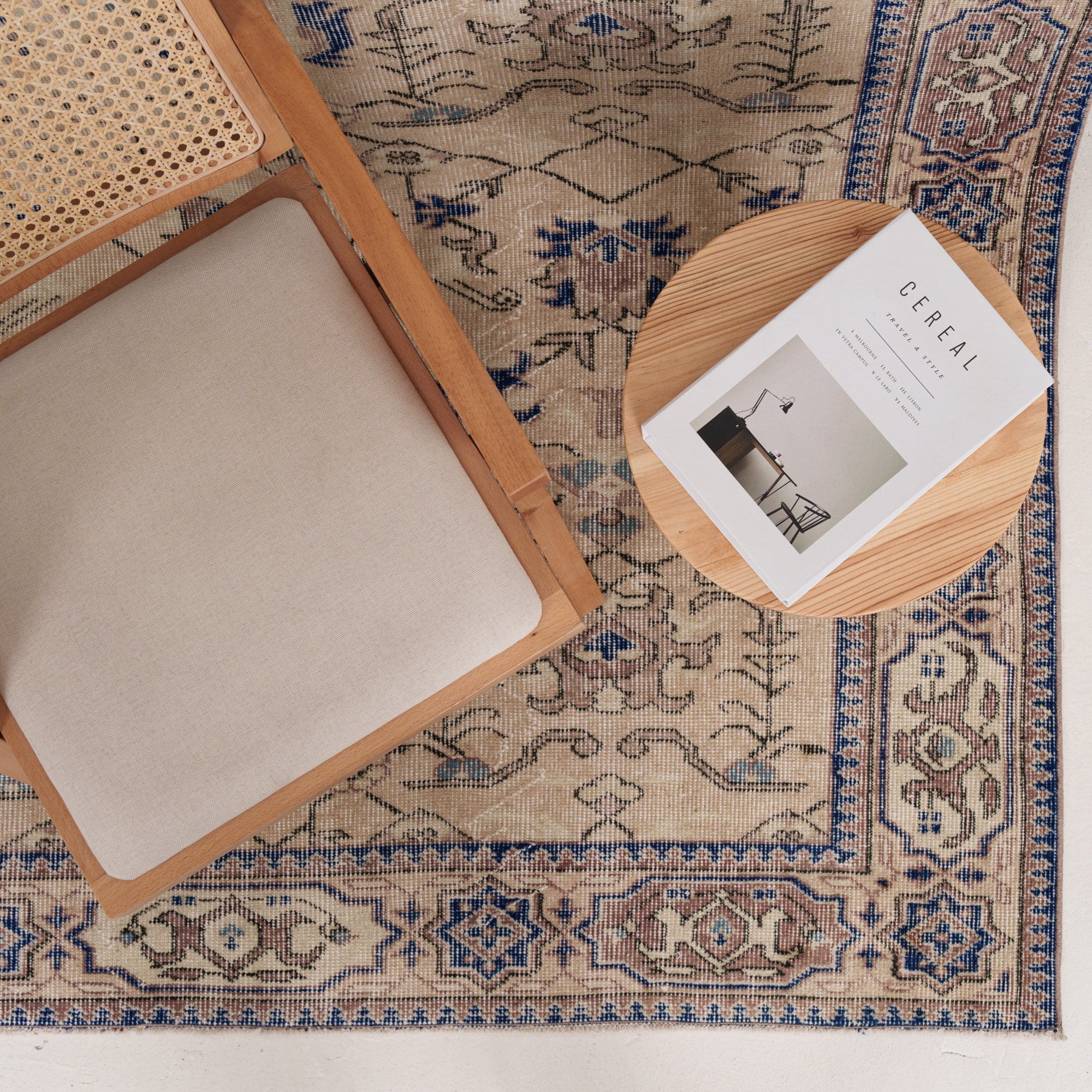 6x10 Beige Turkish Rug