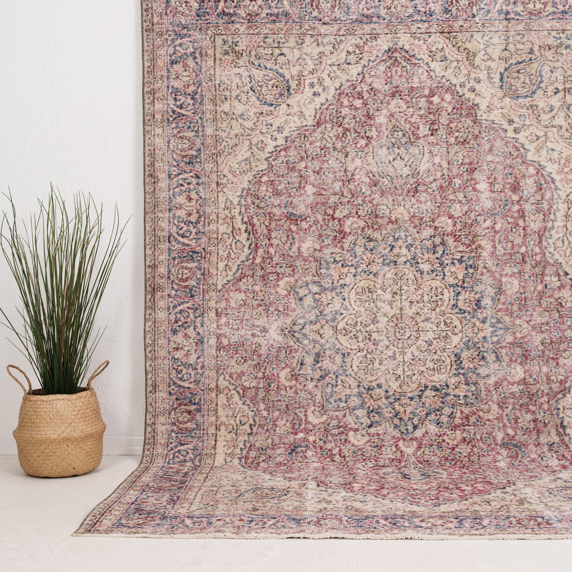 Large Blue Antique Rug