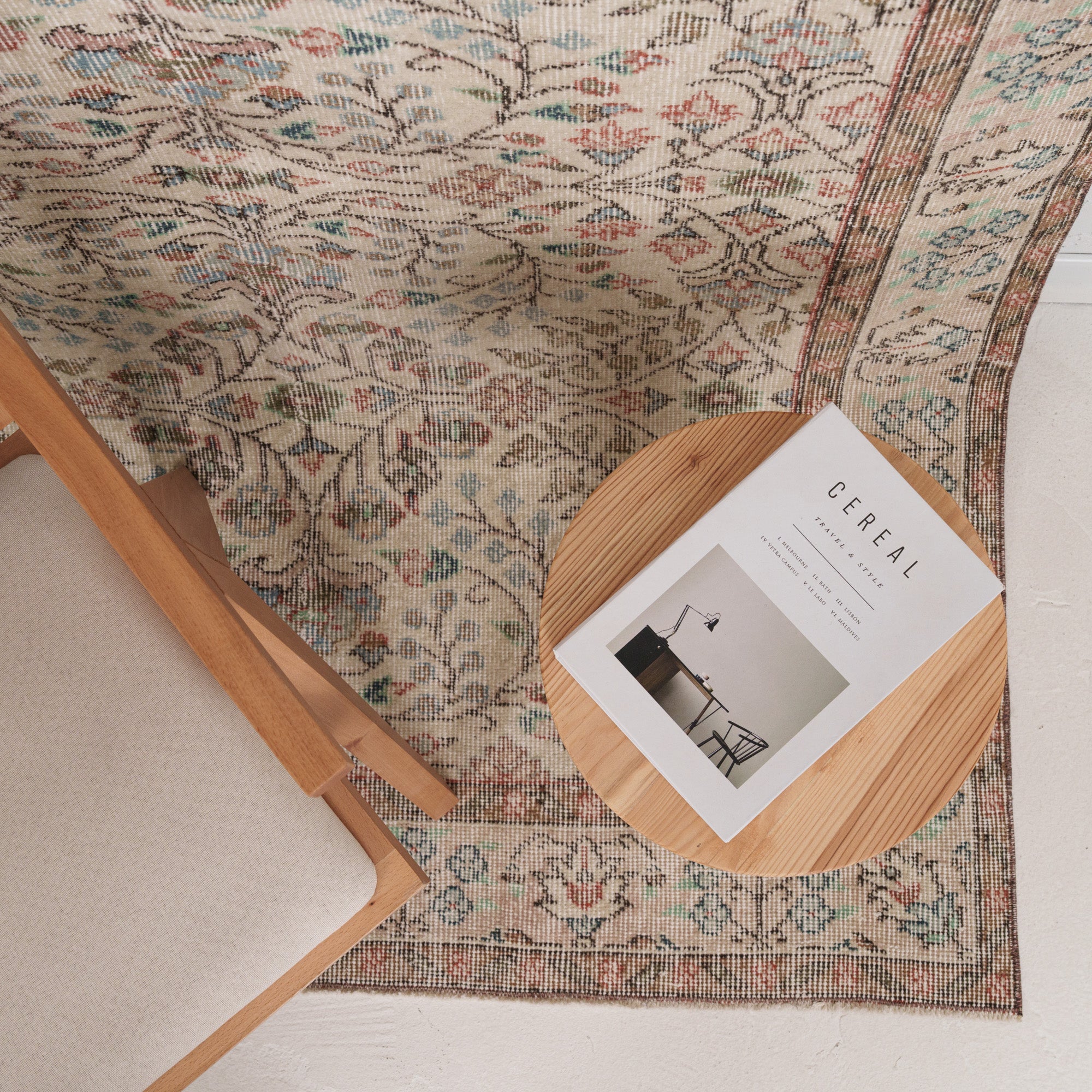 5x8 Beige Turkish Rug