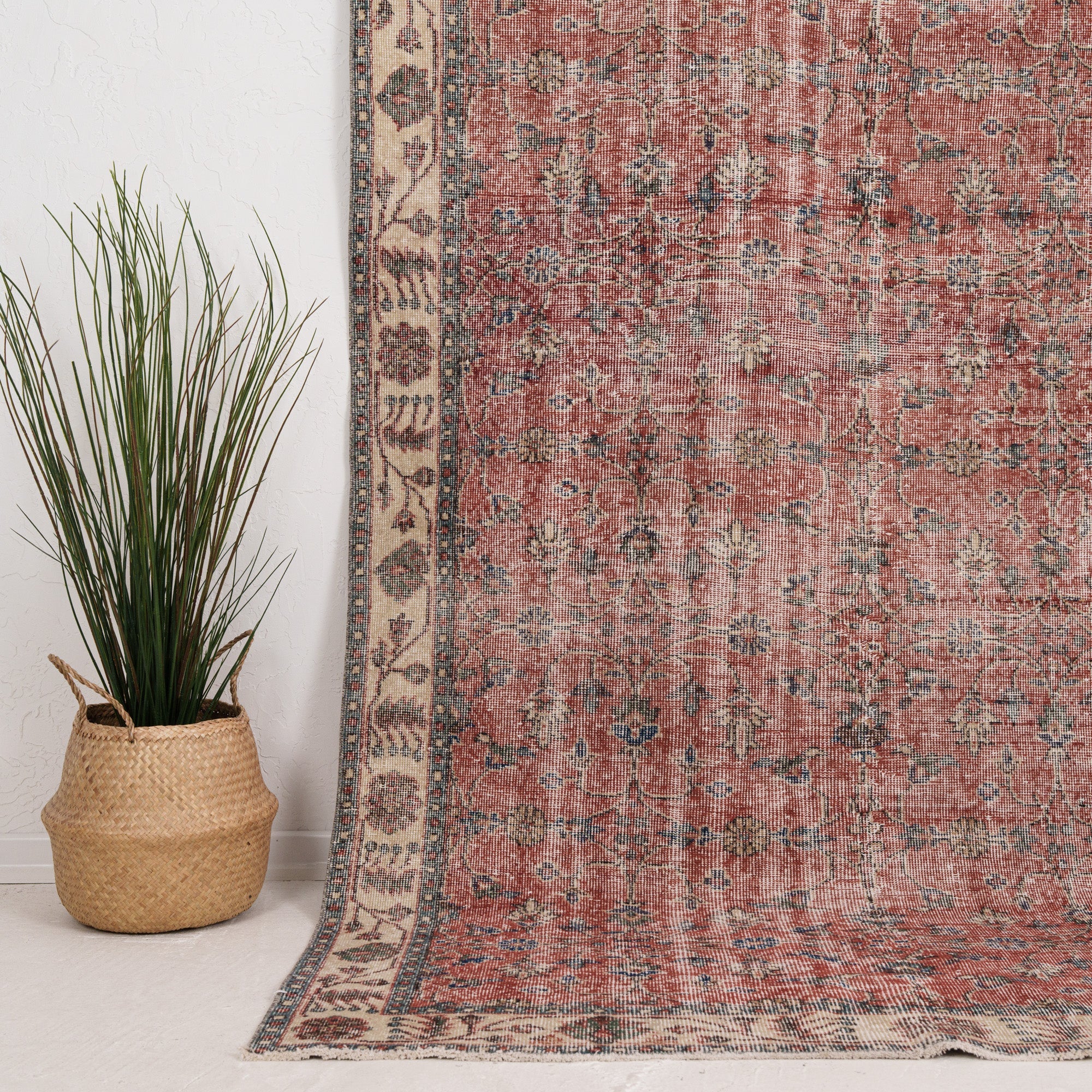 Medium Beige Antique Rug