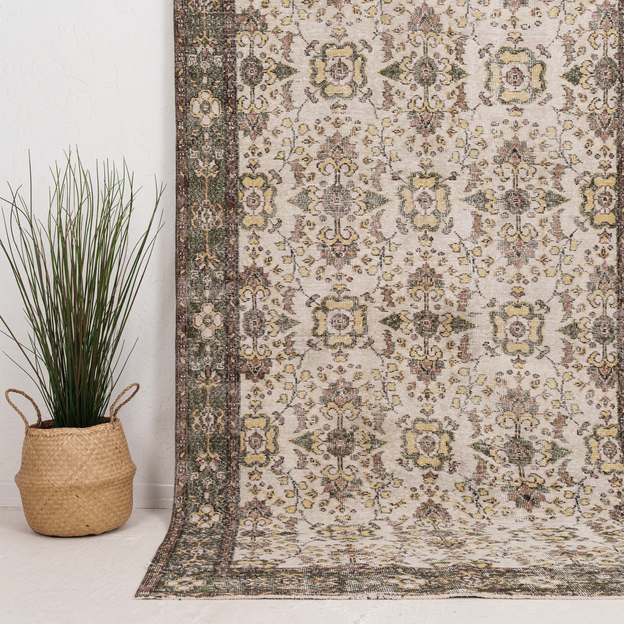 Medium Green Antique Rug