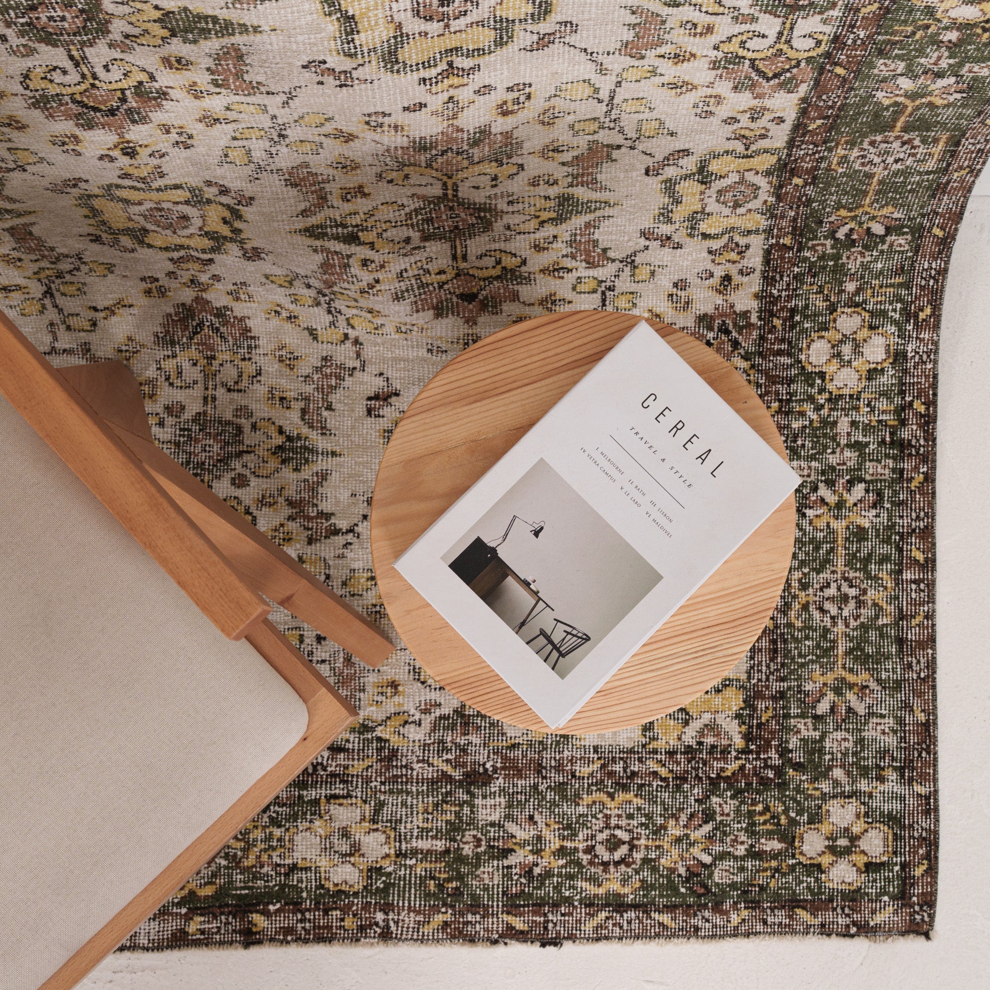 5x9 Beige Turkish Rug