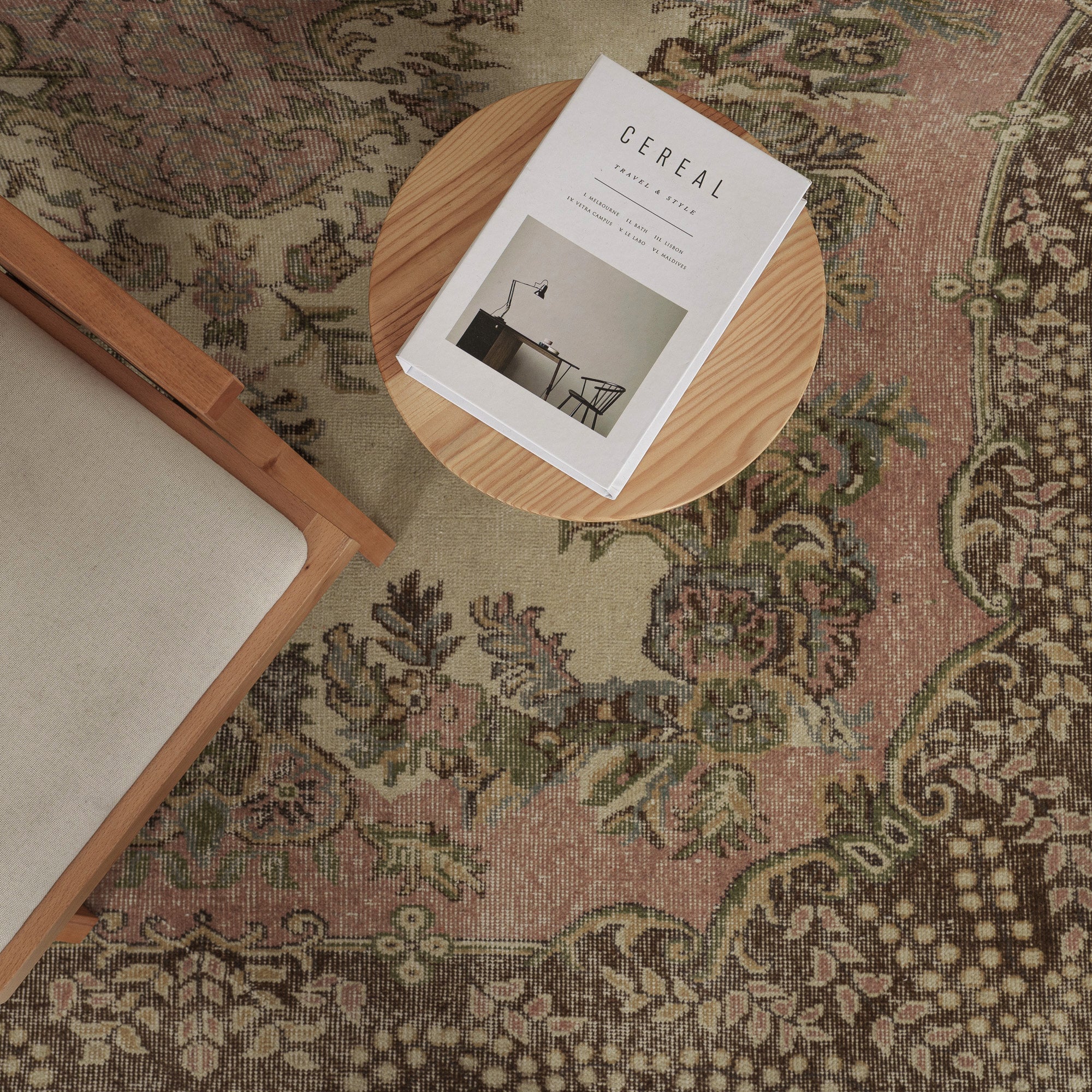 Alodie - Turkish Rug, Authentic and Vintage