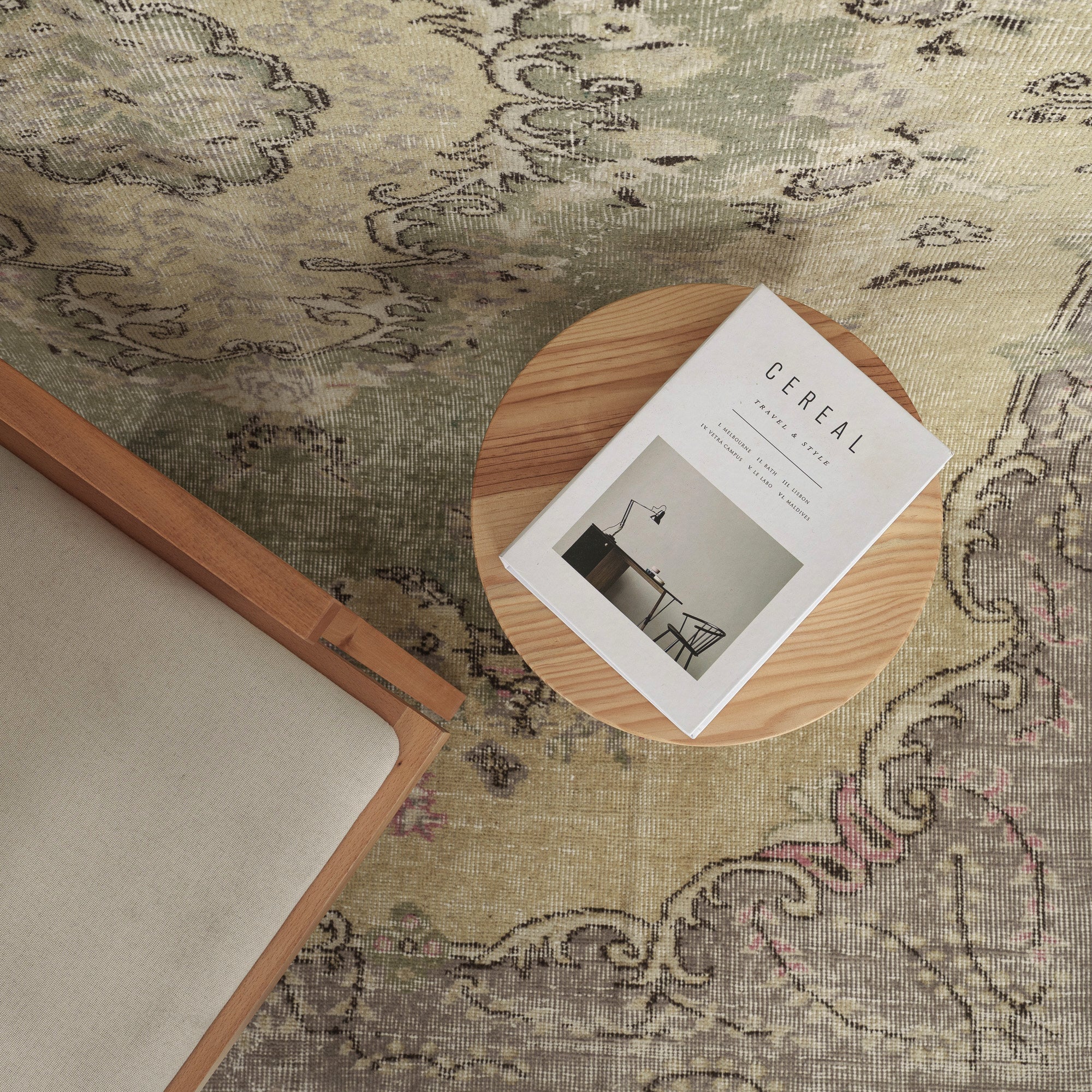 Cherish - Elegant Living Room Rug, Antique Charm