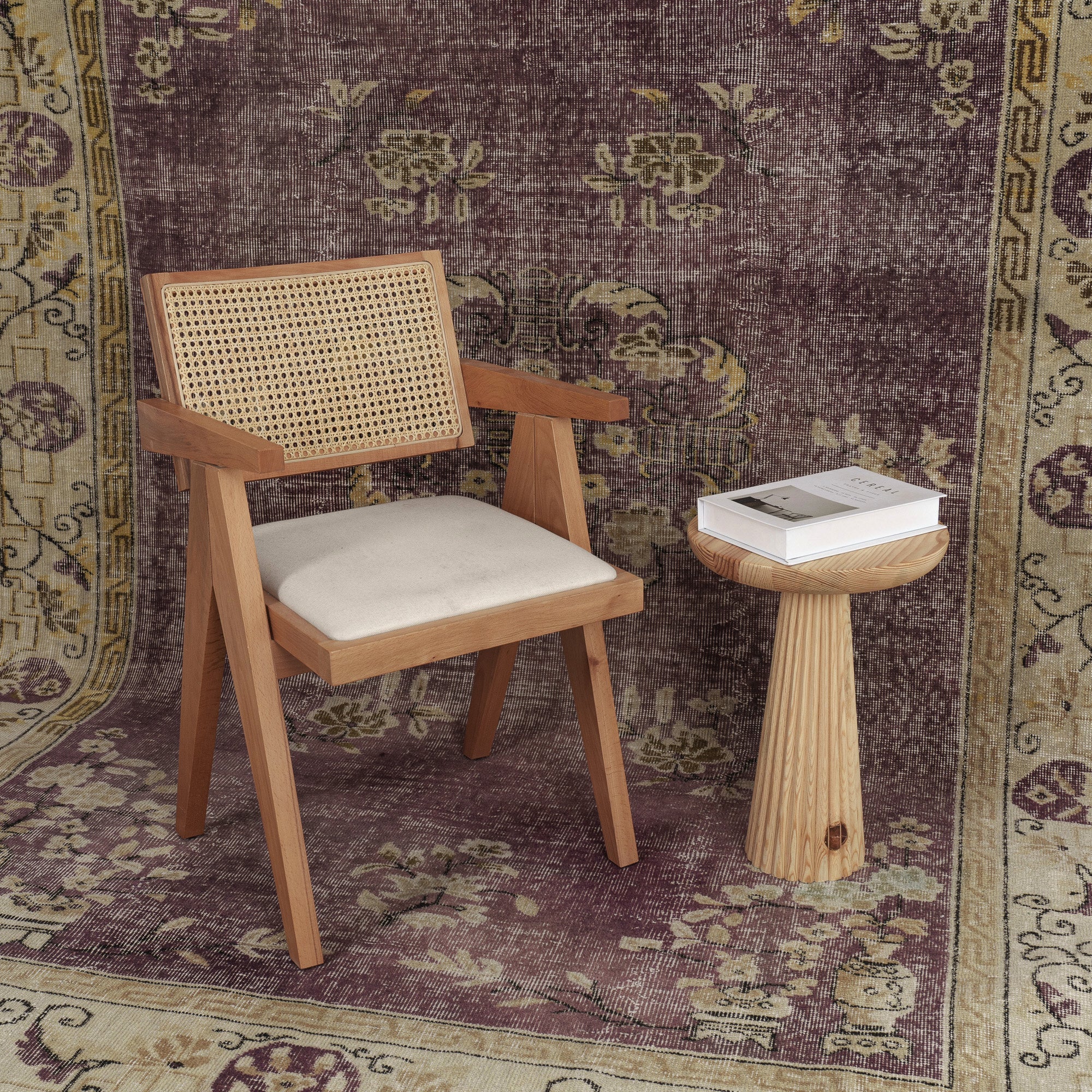 Cliantha - Turkish Rug, Vintage Charm for Modern Spaces