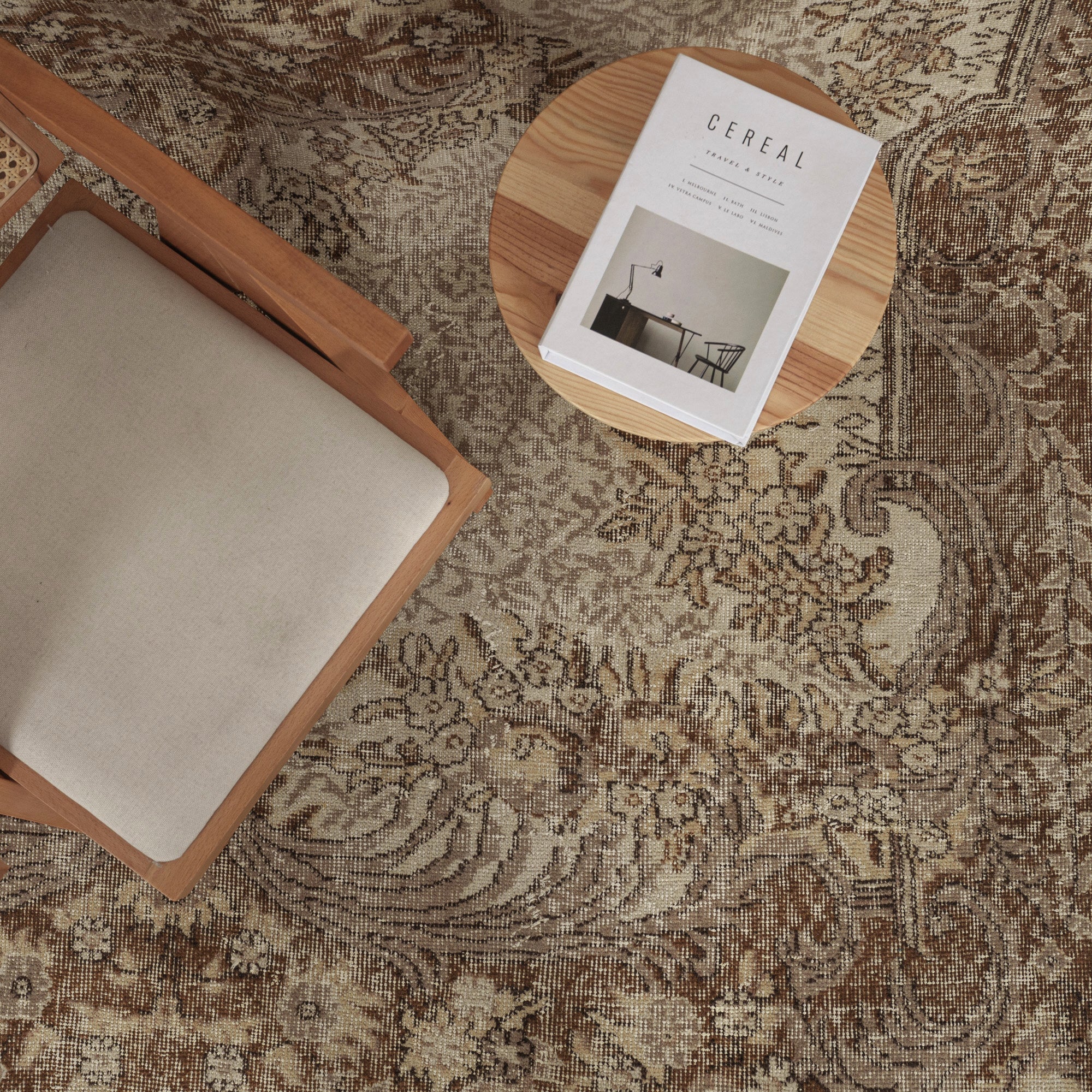 Gilberta - Turkish Rug, Vintage Charm for Modern Spaces