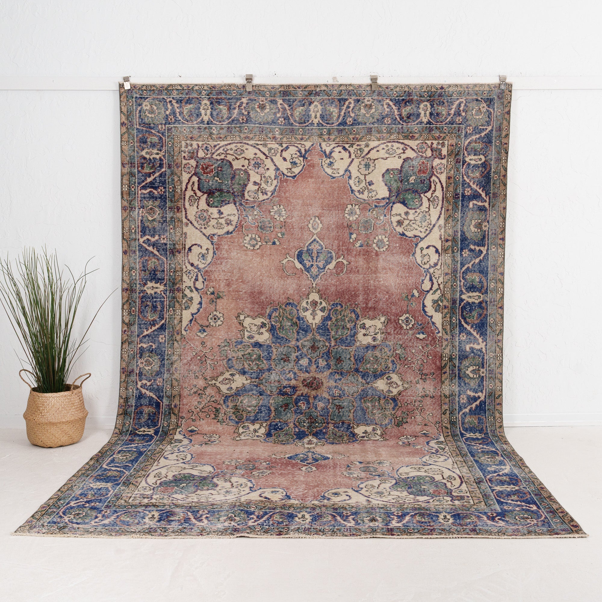 54×116 \"眠り姫\" ViNTAGE TURKiSH RUG 54×116 
