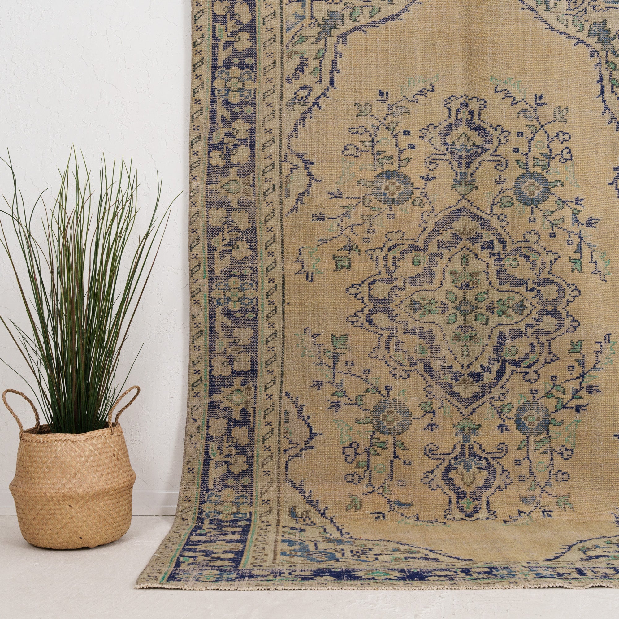Medium Blue Antique Rug