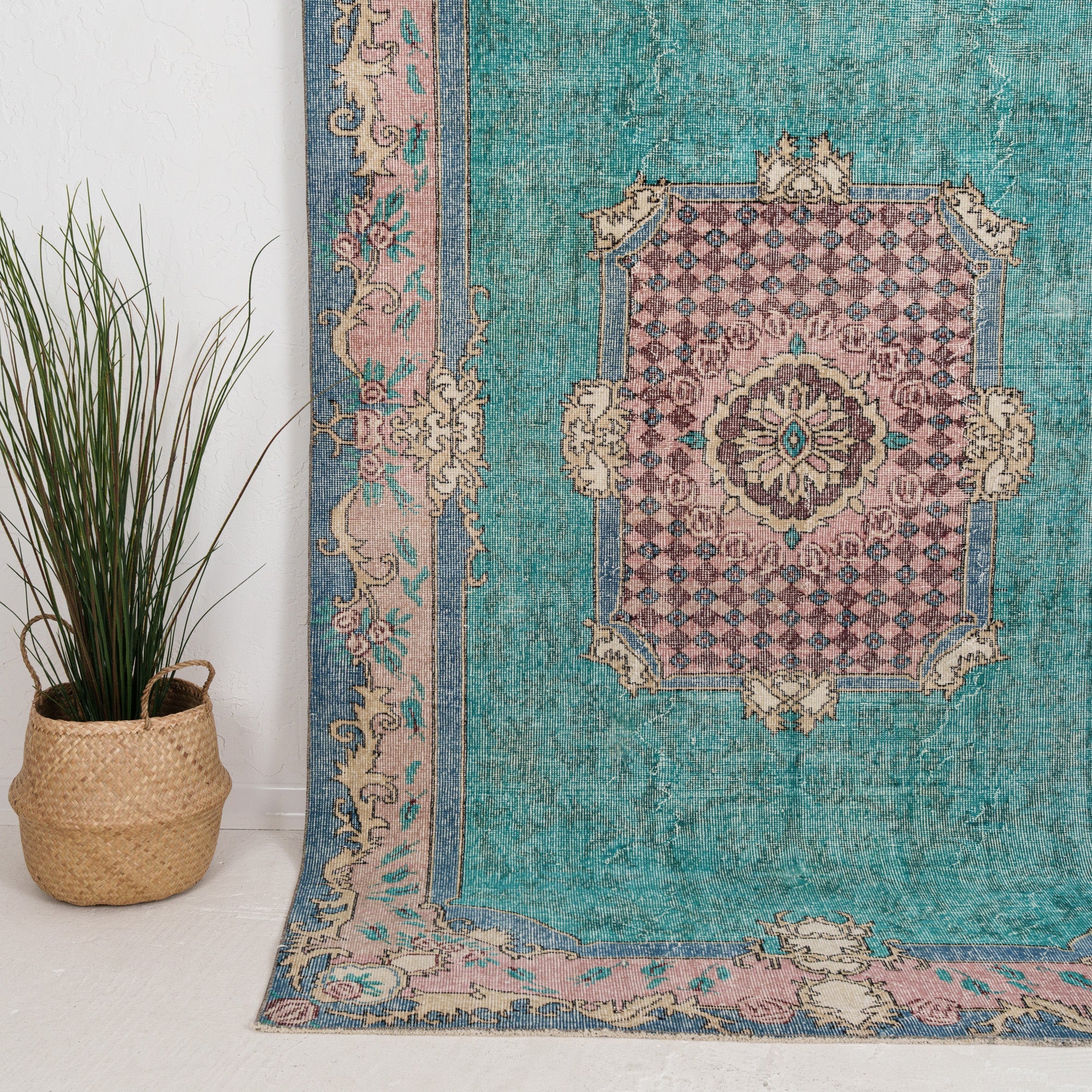 Medium Pink Antique Rug