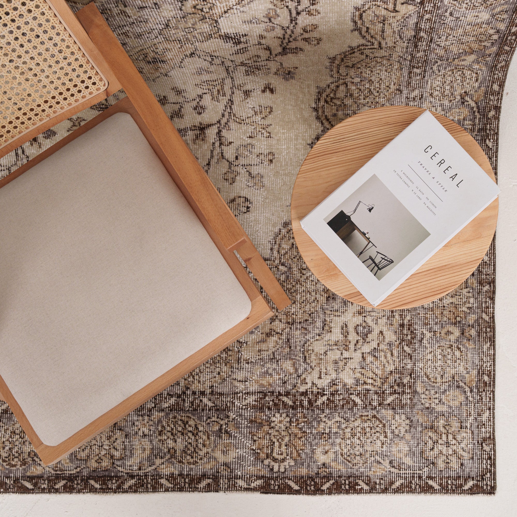 6x9 Beige Turkish Rug