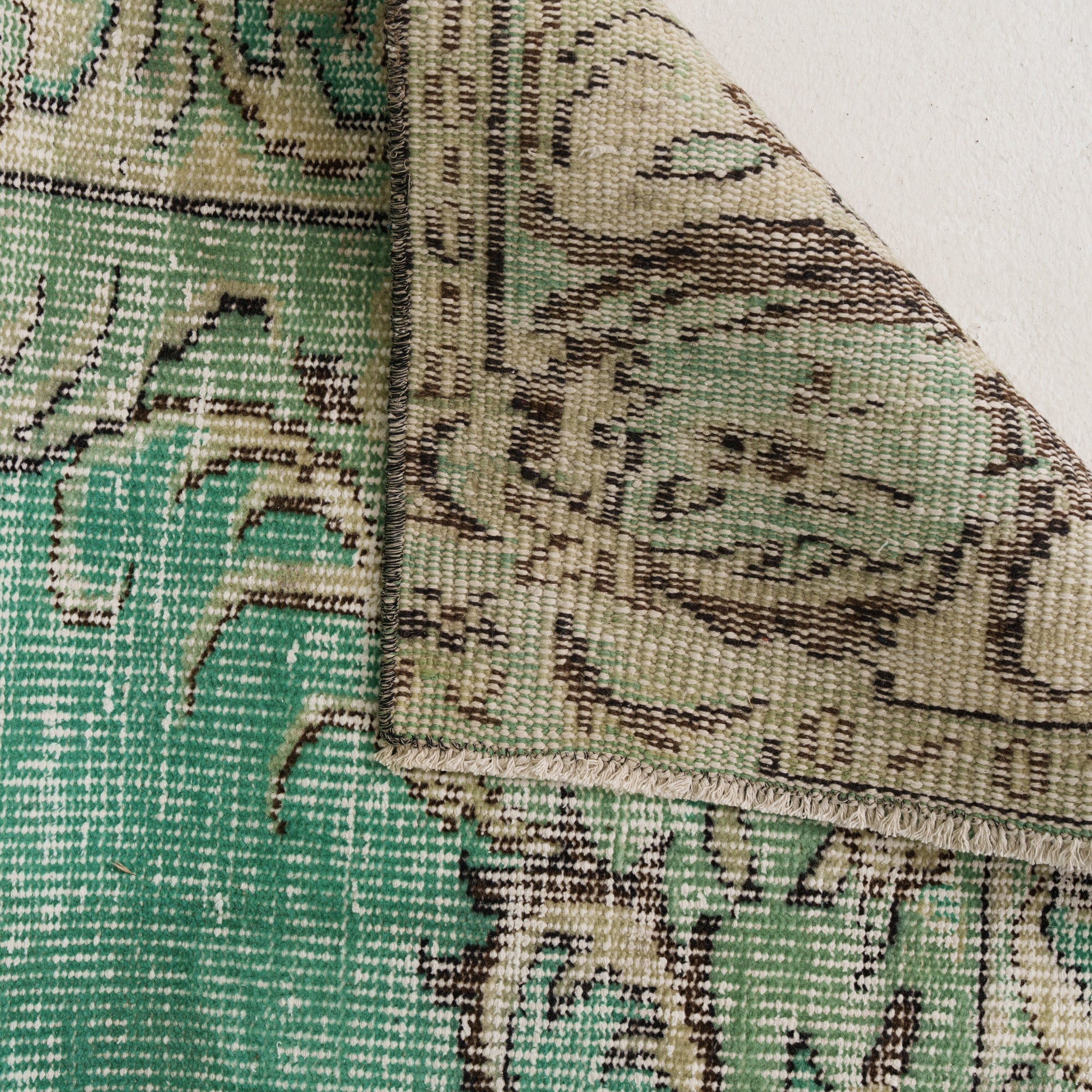 Oriental 6x9 Green Rug