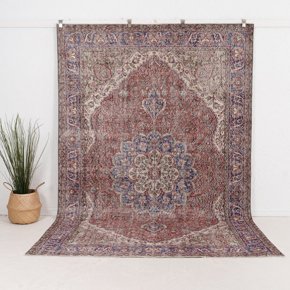 Large Blue Antique Rug
