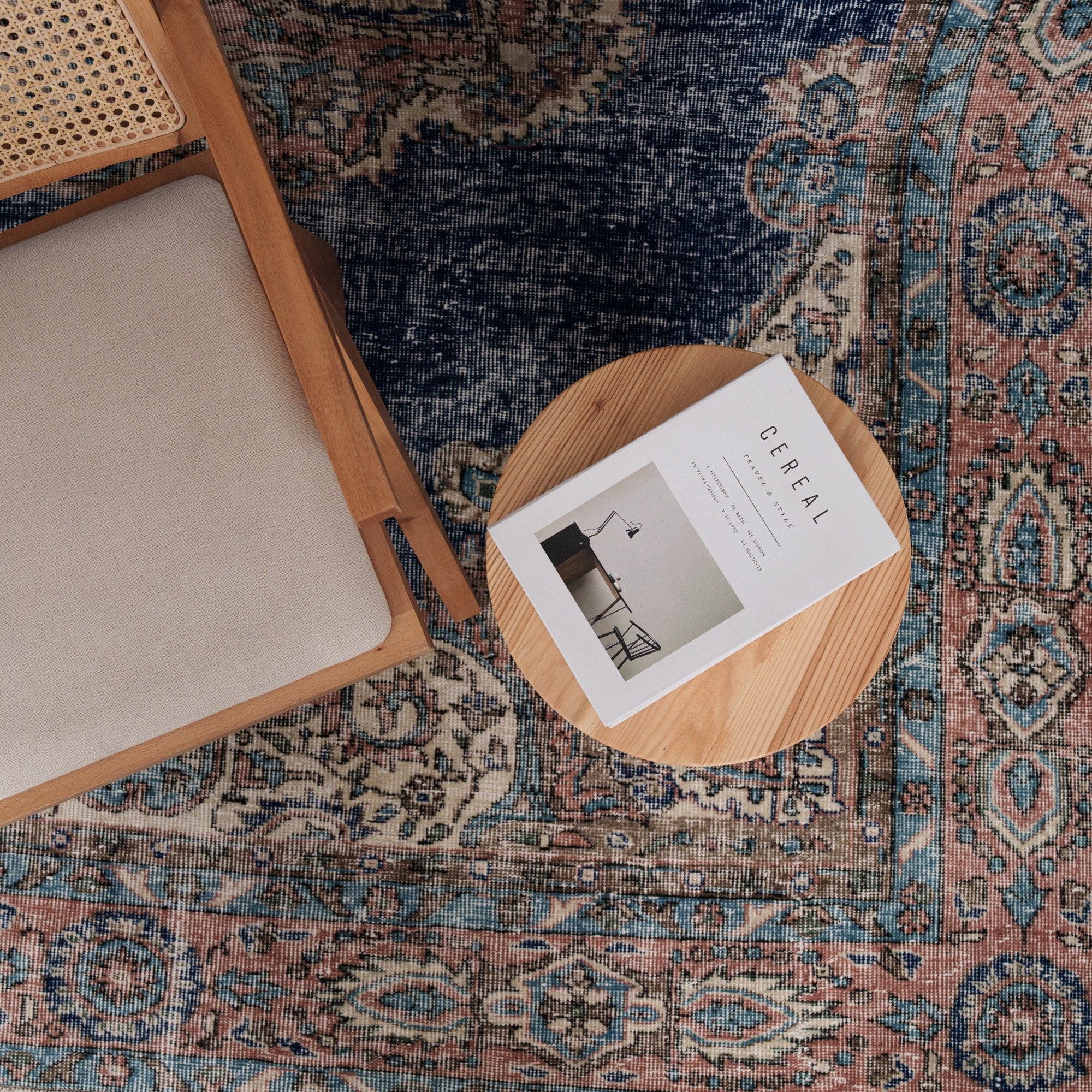 7x10 Blue Turkish Rug