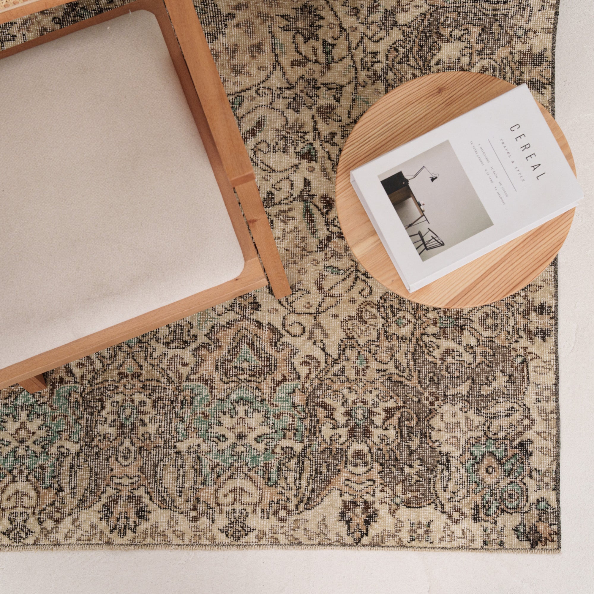 5x10 Beige Turkish Rug