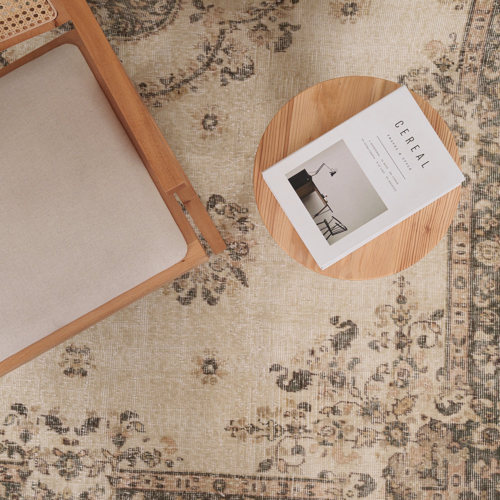 7x11 Beige Turkish Rug