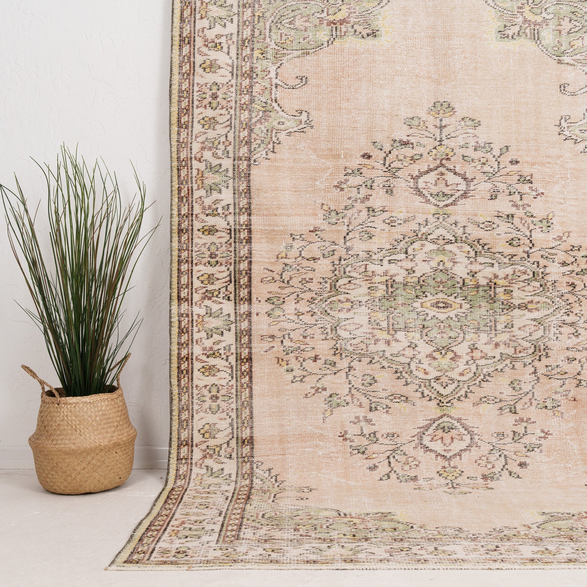 Medium Green Antique Rug