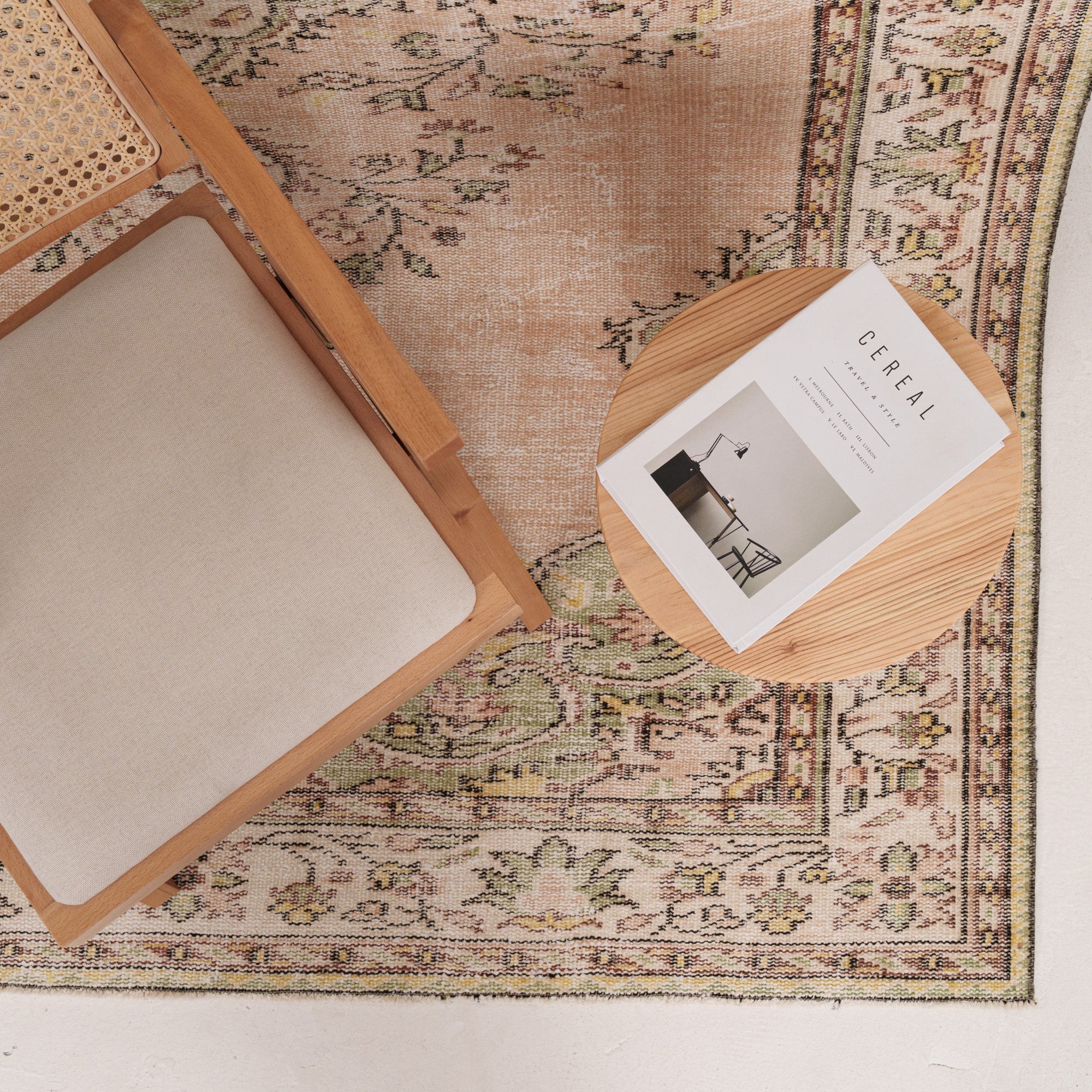 6x9 Beige Turkish Rug