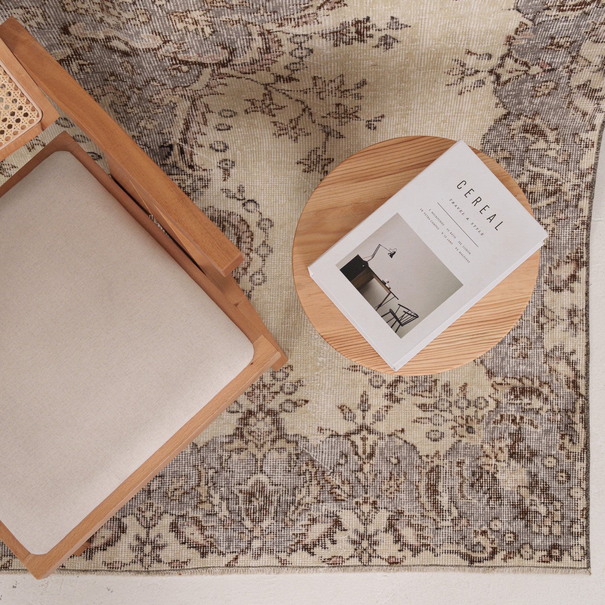 6x9 Beige Turkish Rug