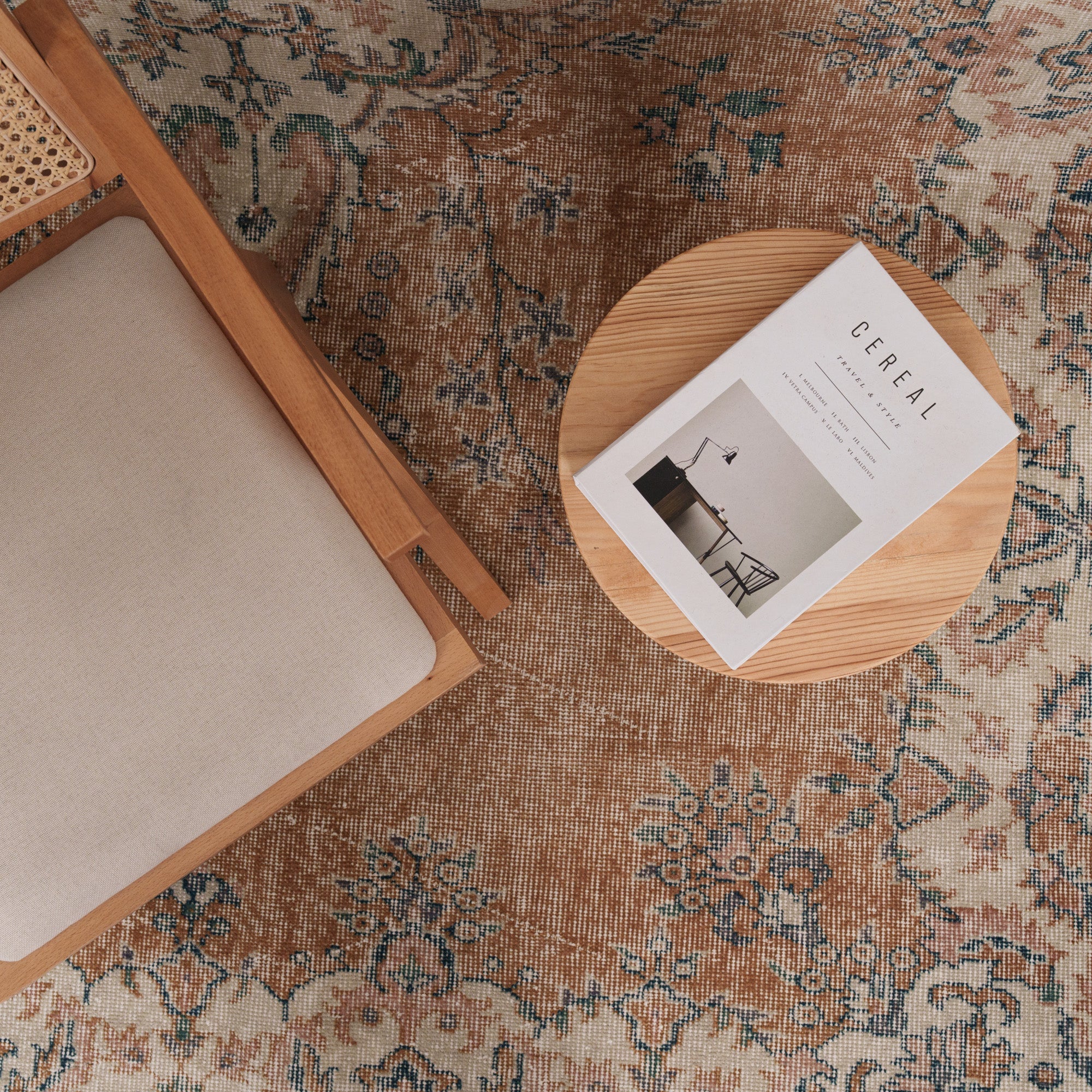 6x10 Orange Turkish Rug
