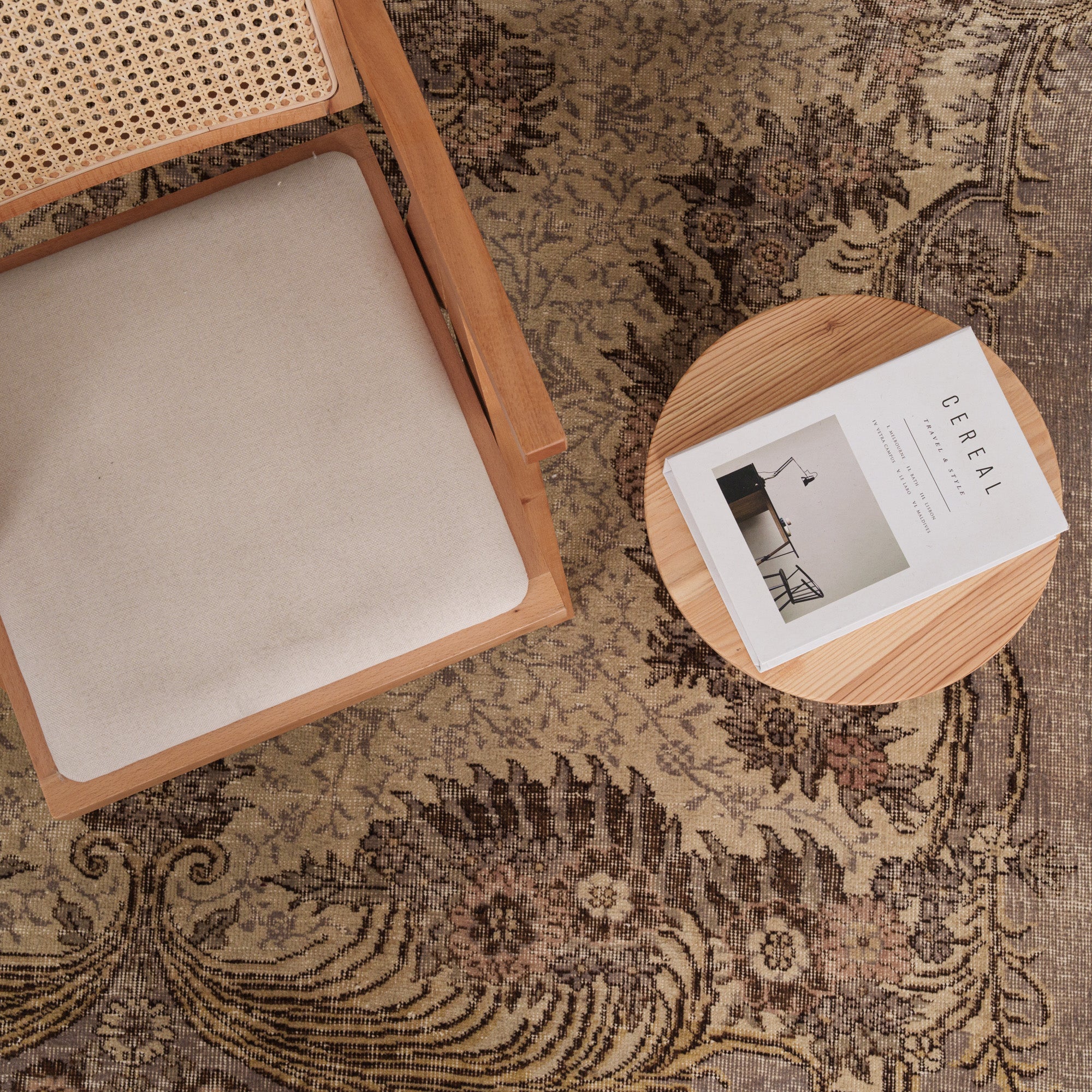 7x11 Beige Turkish Rug