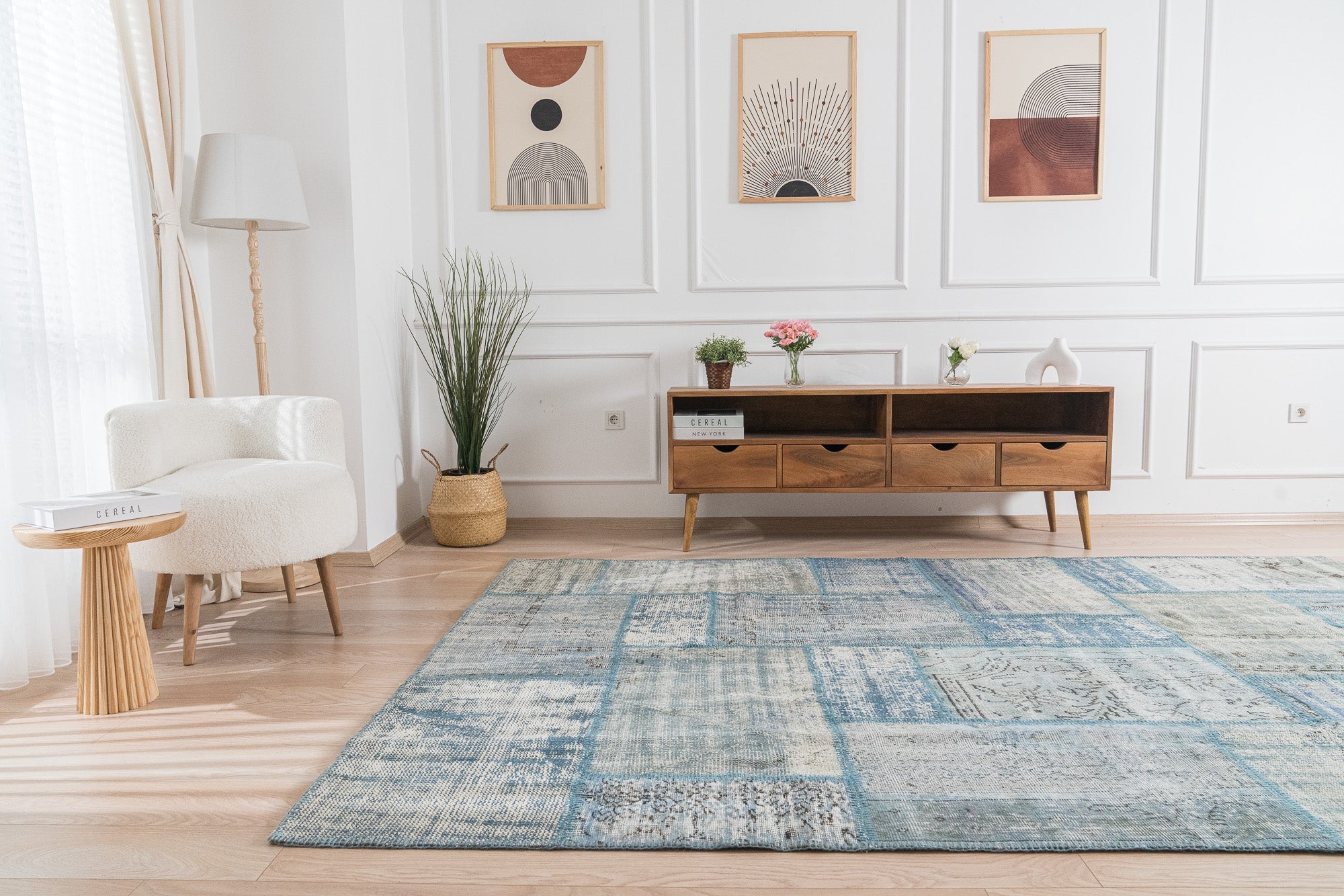 Rowina - Turkish Rug, Vintage Charm for Modern Spaces