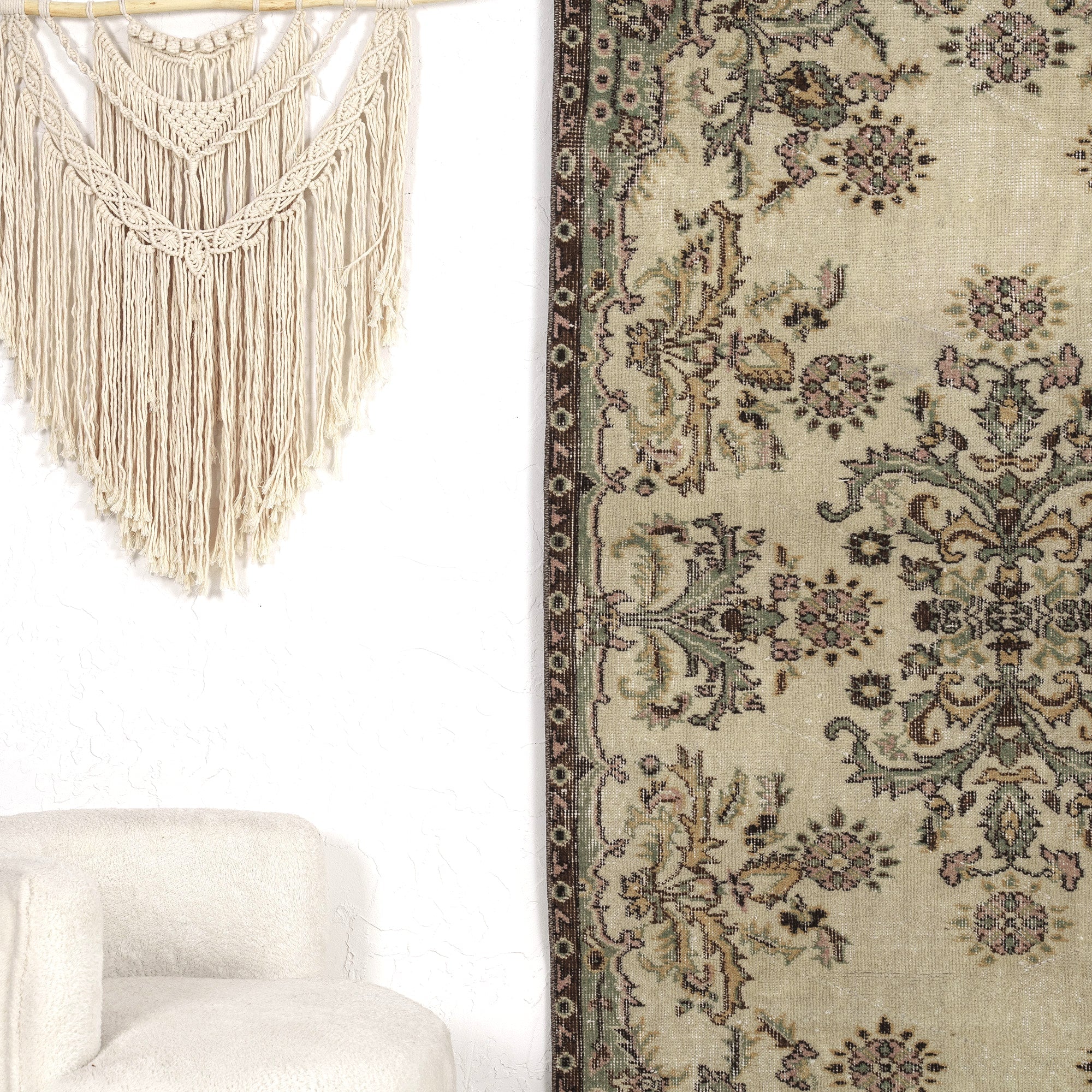 Maybelle - Authentic Persian Rug, Artisan Designed