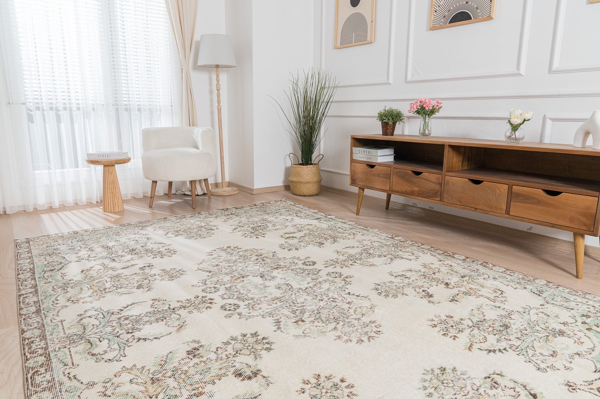 Sanem - Dining Room Rug, Antique Oriental Masterpiece