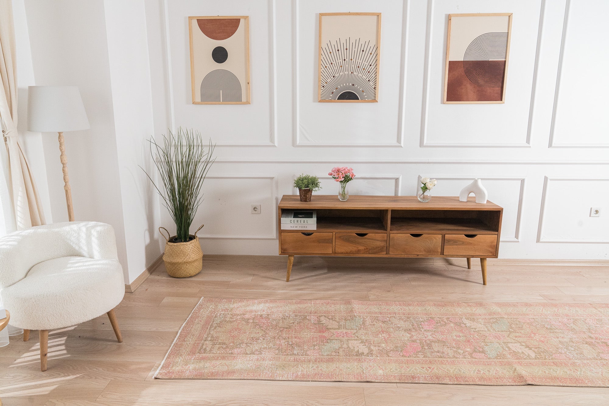 Harlowe - Turkish Rug, Vintage Charm for Modern Spaces