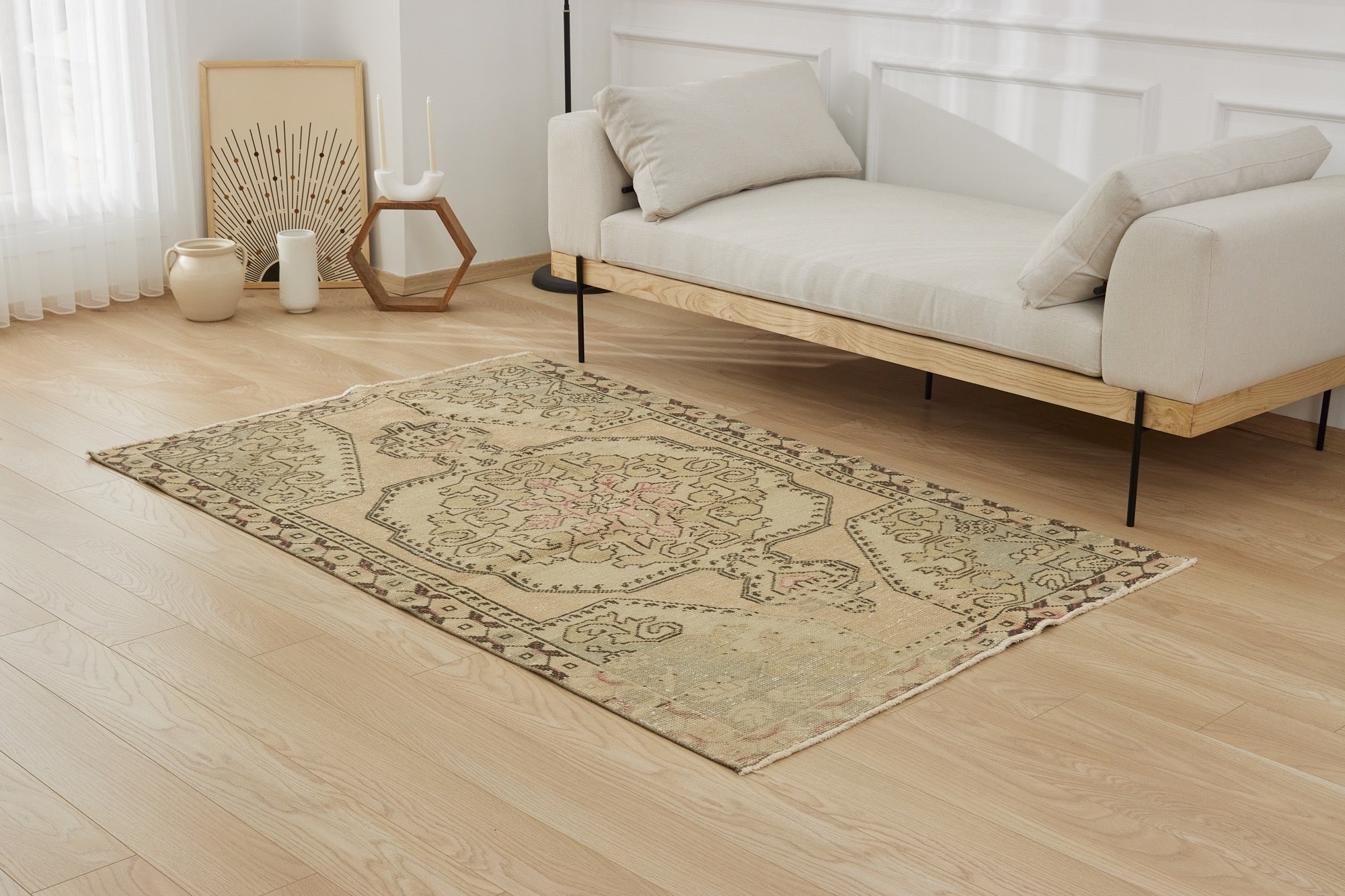 Turkish Anatolian Rug | Viviana's Geometric Elegance | Kuden Rugs