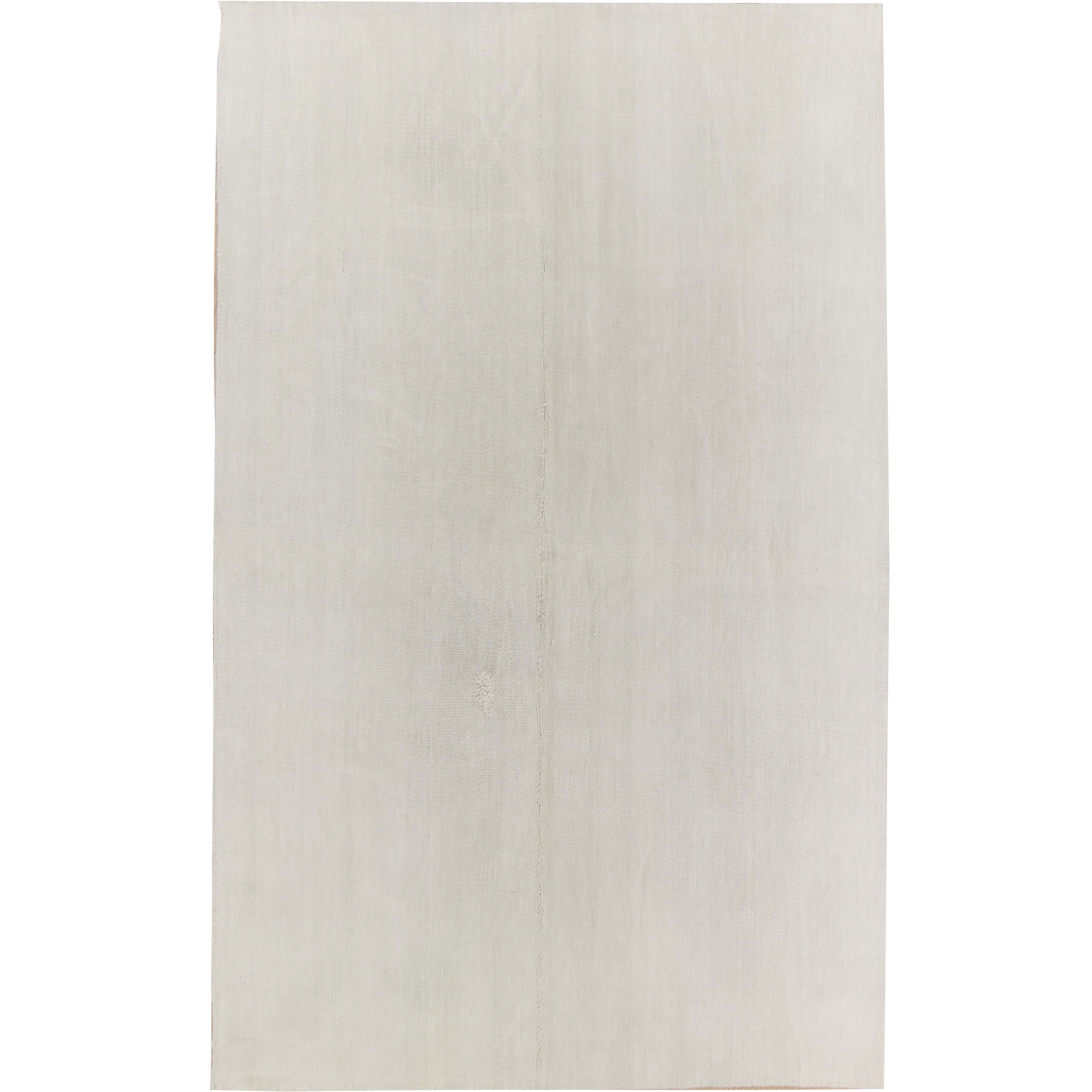Zdebka: A Pristine White Vintage Turkish Hemp Kilim Rug | Kuden Rugs