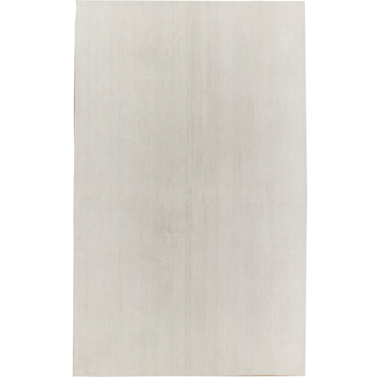 Zdebka: A Pristine White Vintage Turkish Hemp Kilim Rug | Kuden Rugs