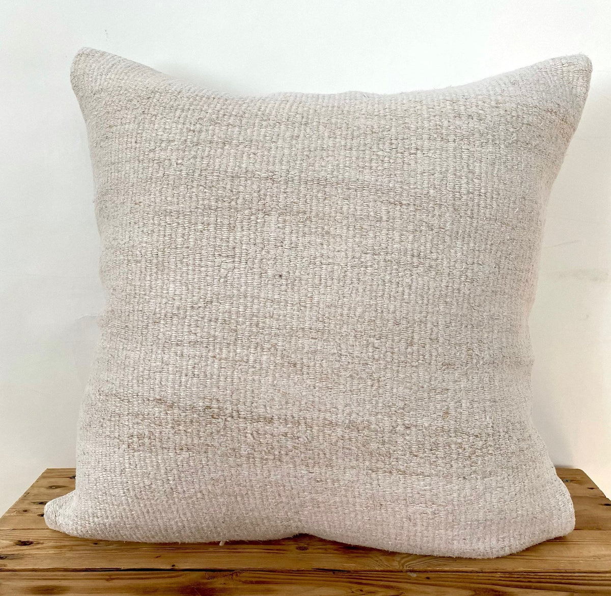 Samara - White Hemp Pillow Cover