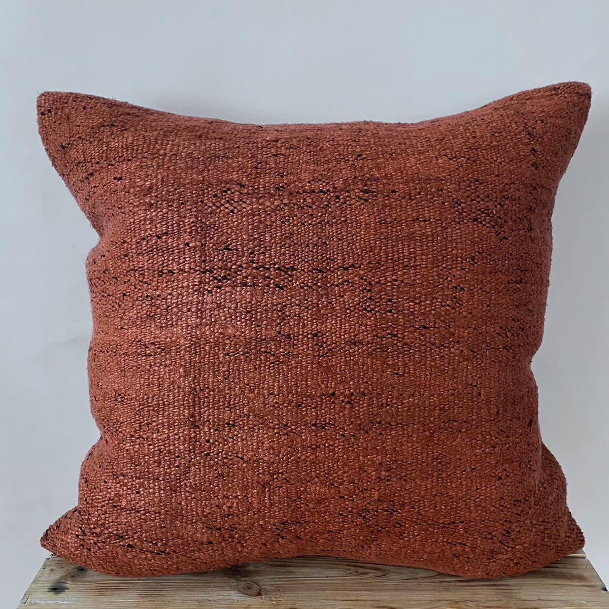 Ysabelle - Orange Hemp Pillow Cover