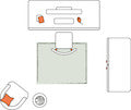 Small Rugs, doormats for entryway by kudenrugs