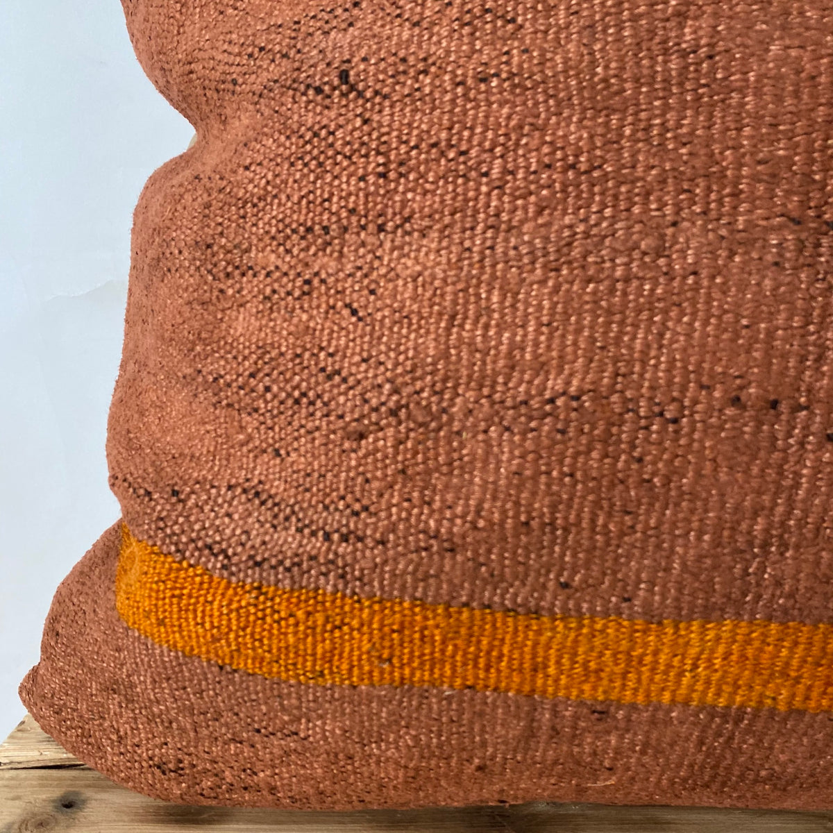 Alettah - Brick Hemp Pillow Cover - kudenrugs