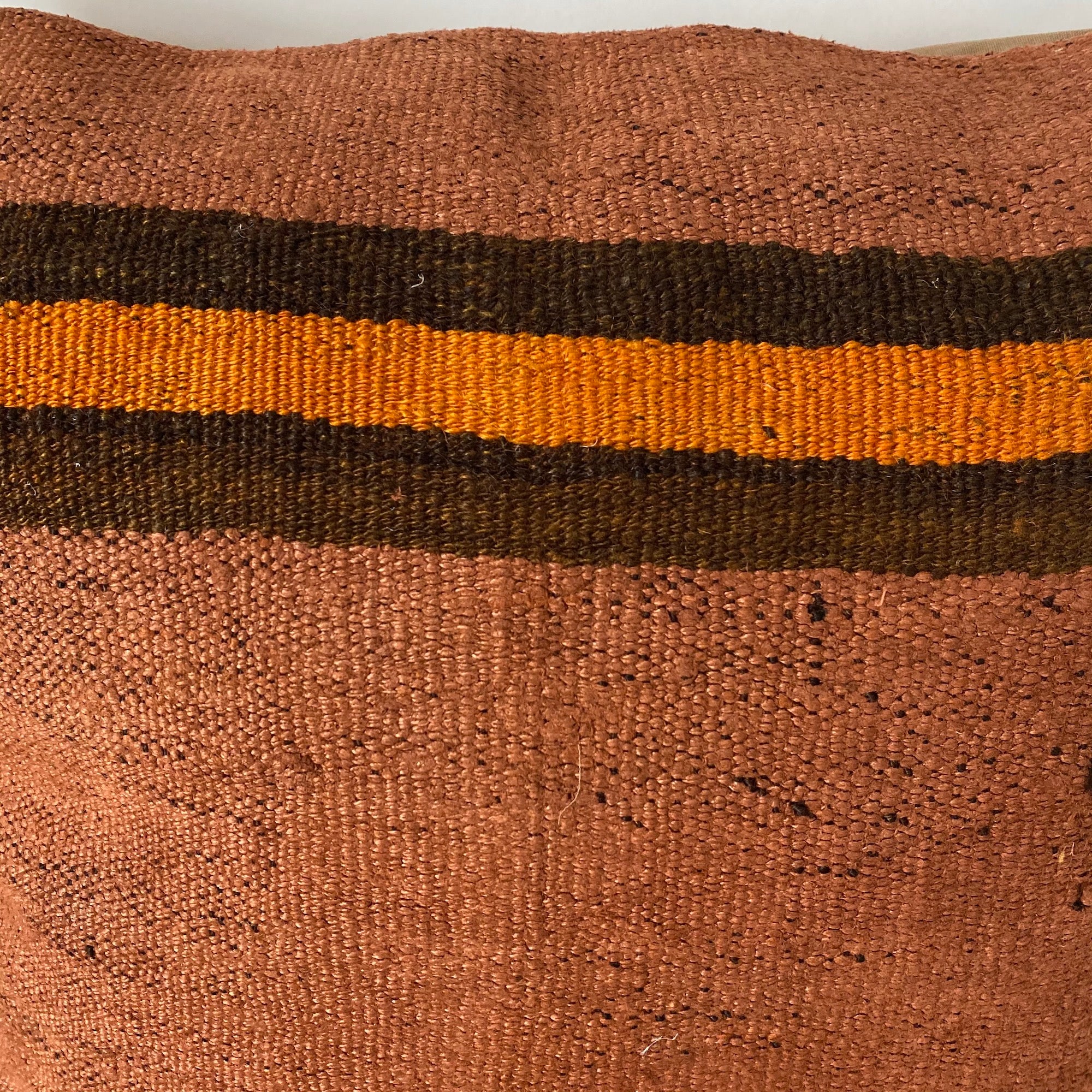 Alettah - Brick Hemp Pillow Cover - kudenrugs