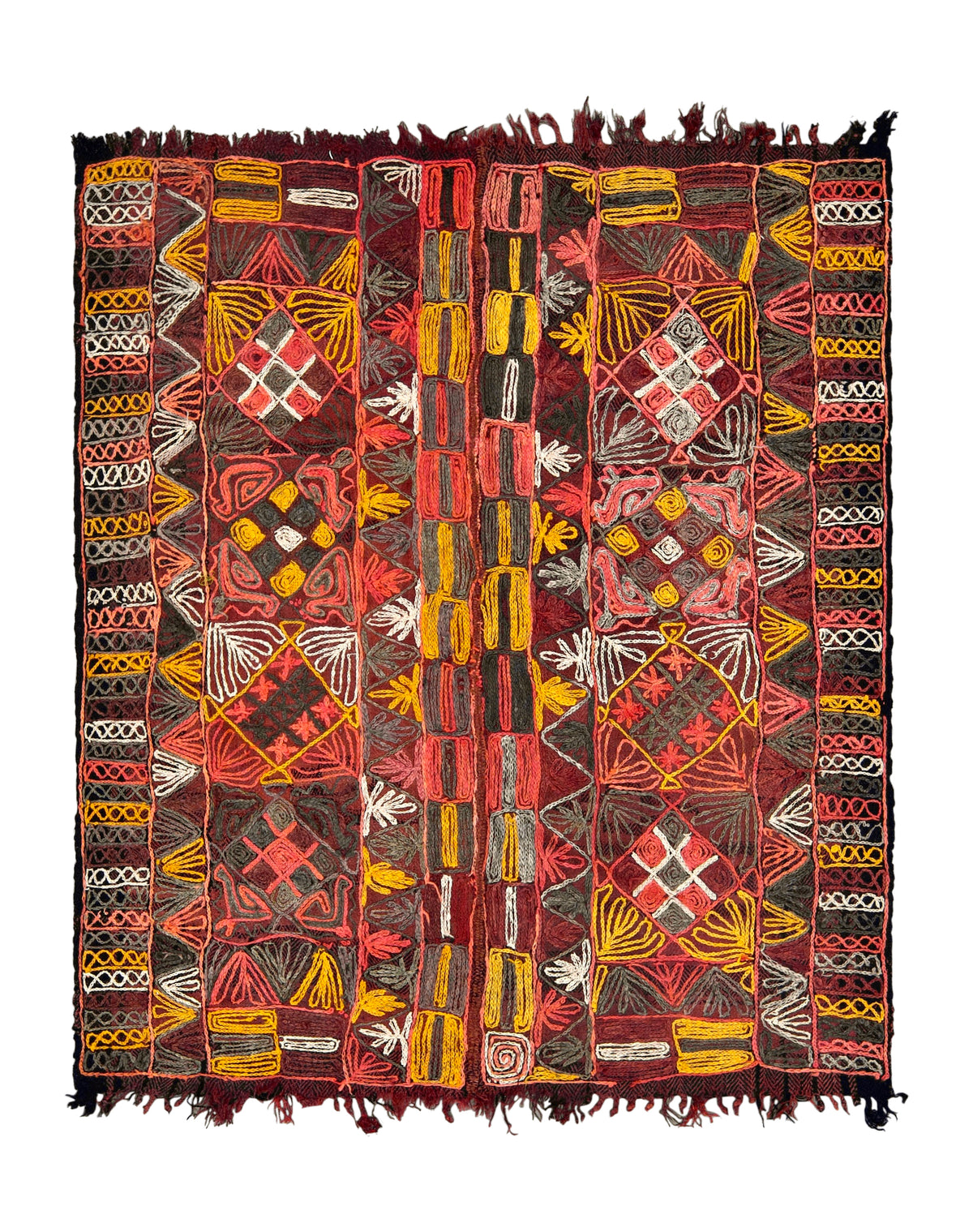 Ursie - Multi Color Turkish Kilim Rug - kudenrugs