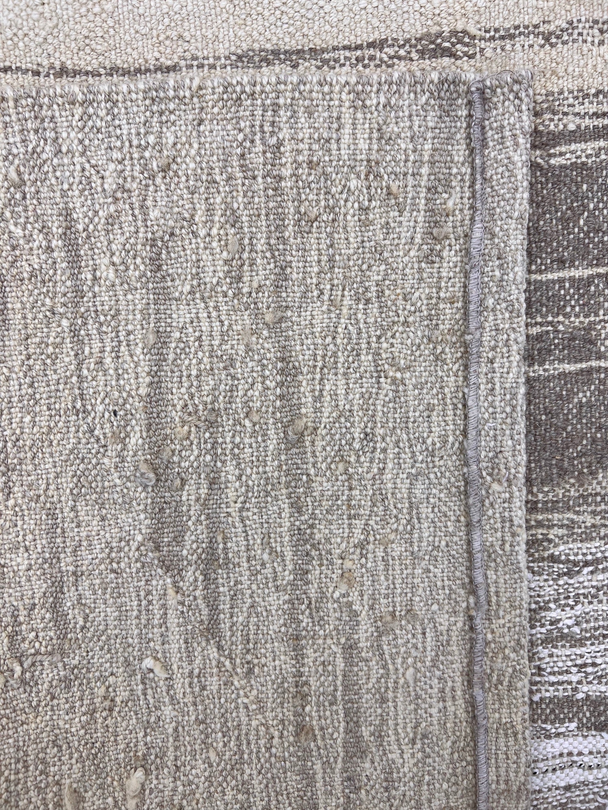 Usdi - Beige Hemp Rug - kudenrugs