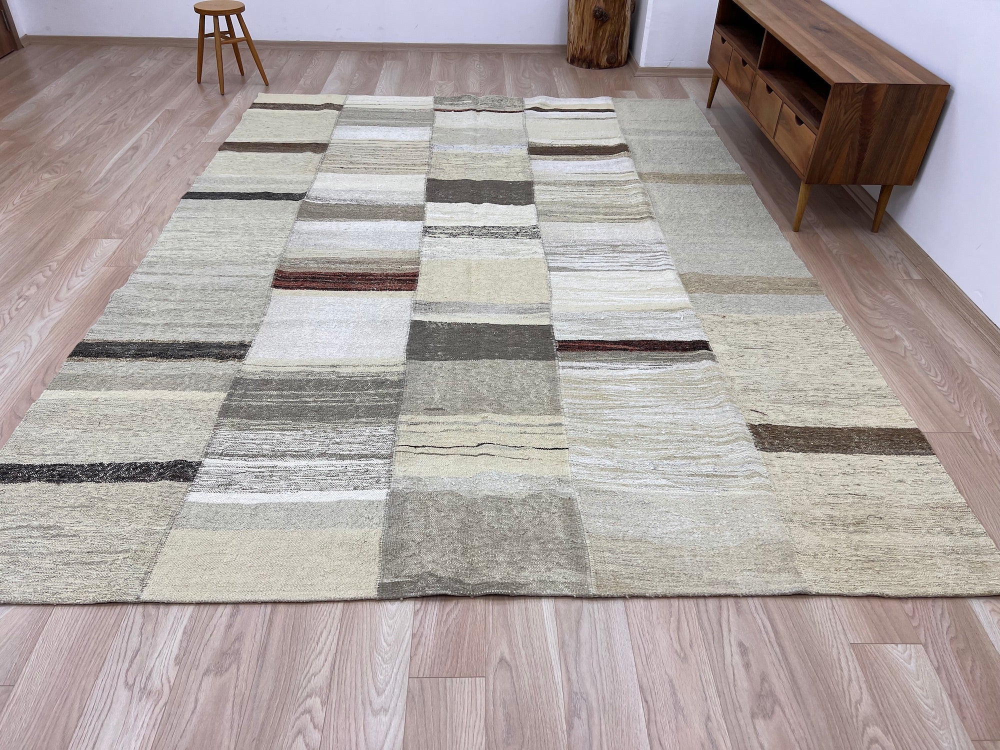 Usdi - Beige Hemp Rug - kudenrugs