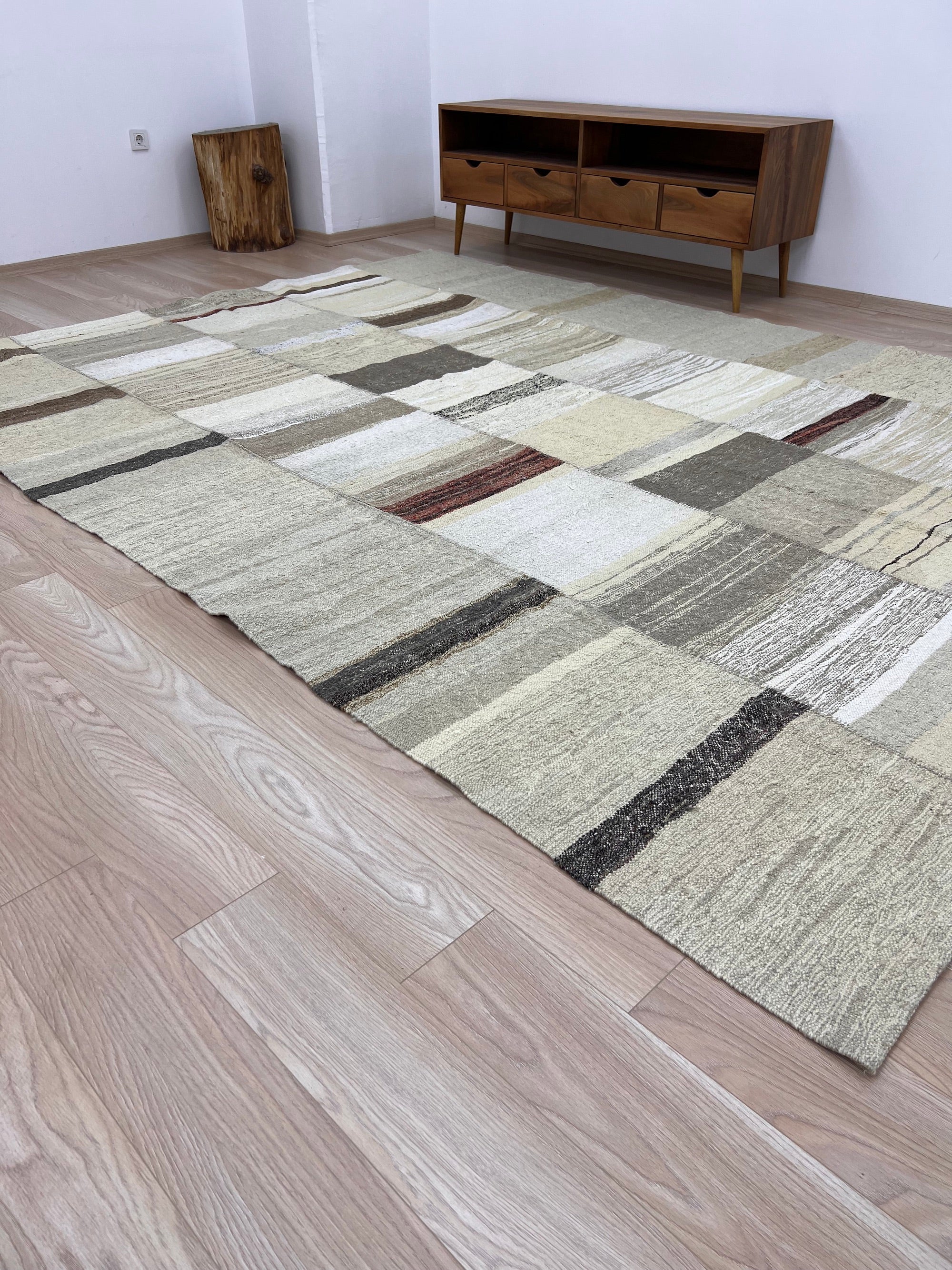 Usdi - Beige Hemp Rug - kudenrugs
