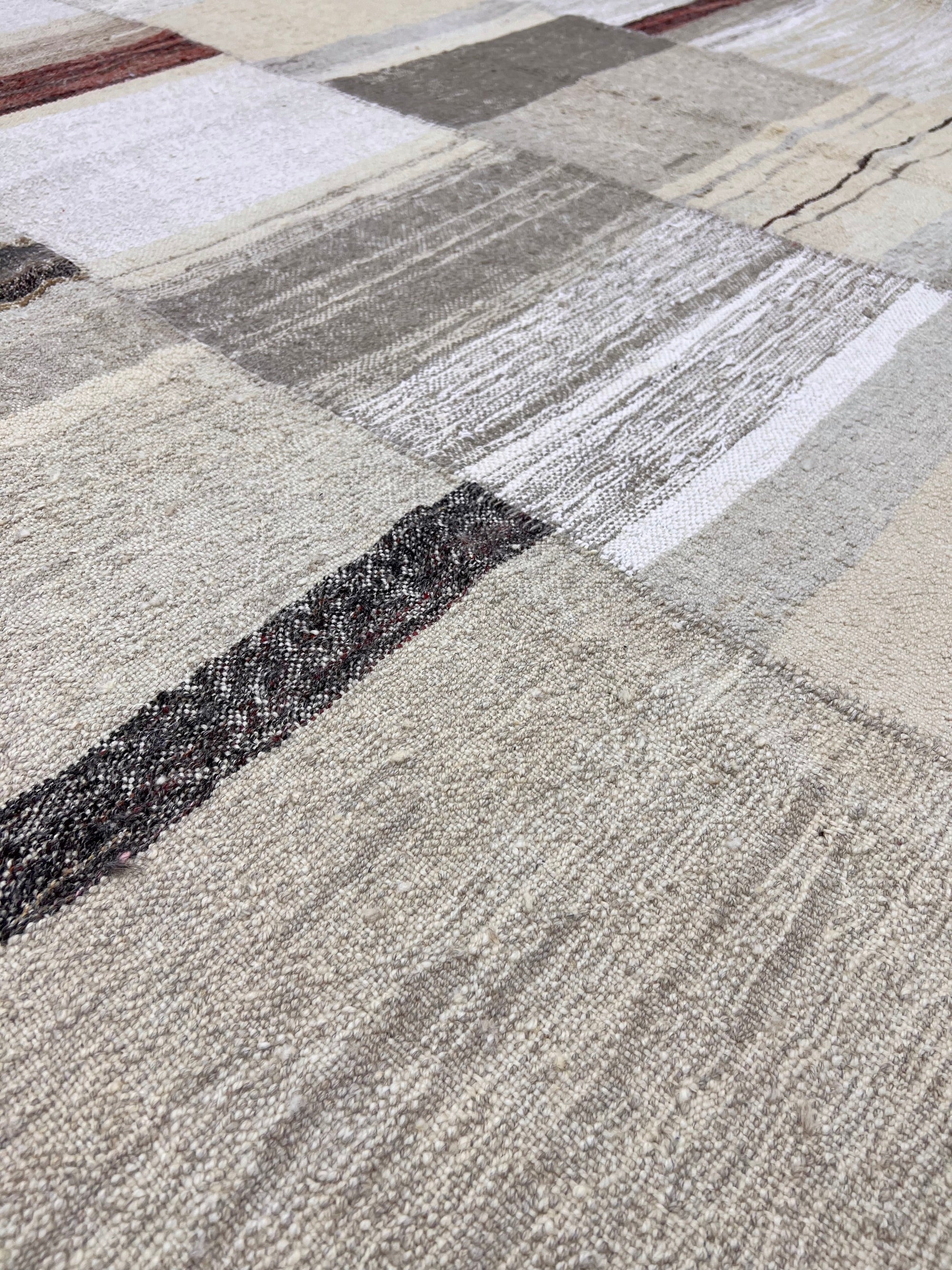 Usdi - Beige Hemp Rug - kudenrugs