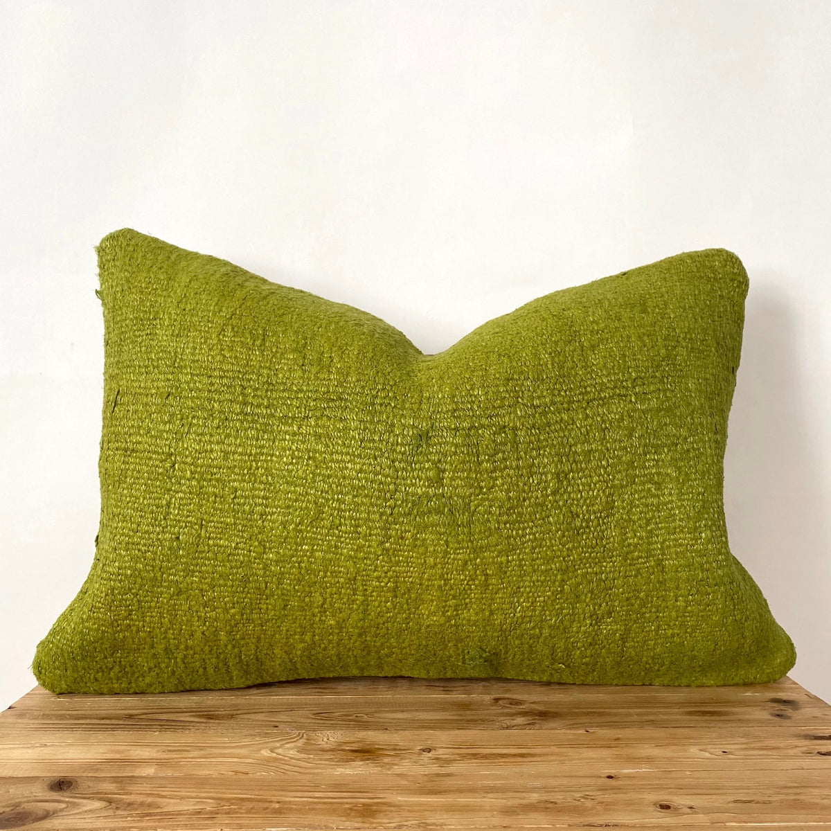 Gemmina - Olive Green Hemp Pillow Cover - kudenrugs
