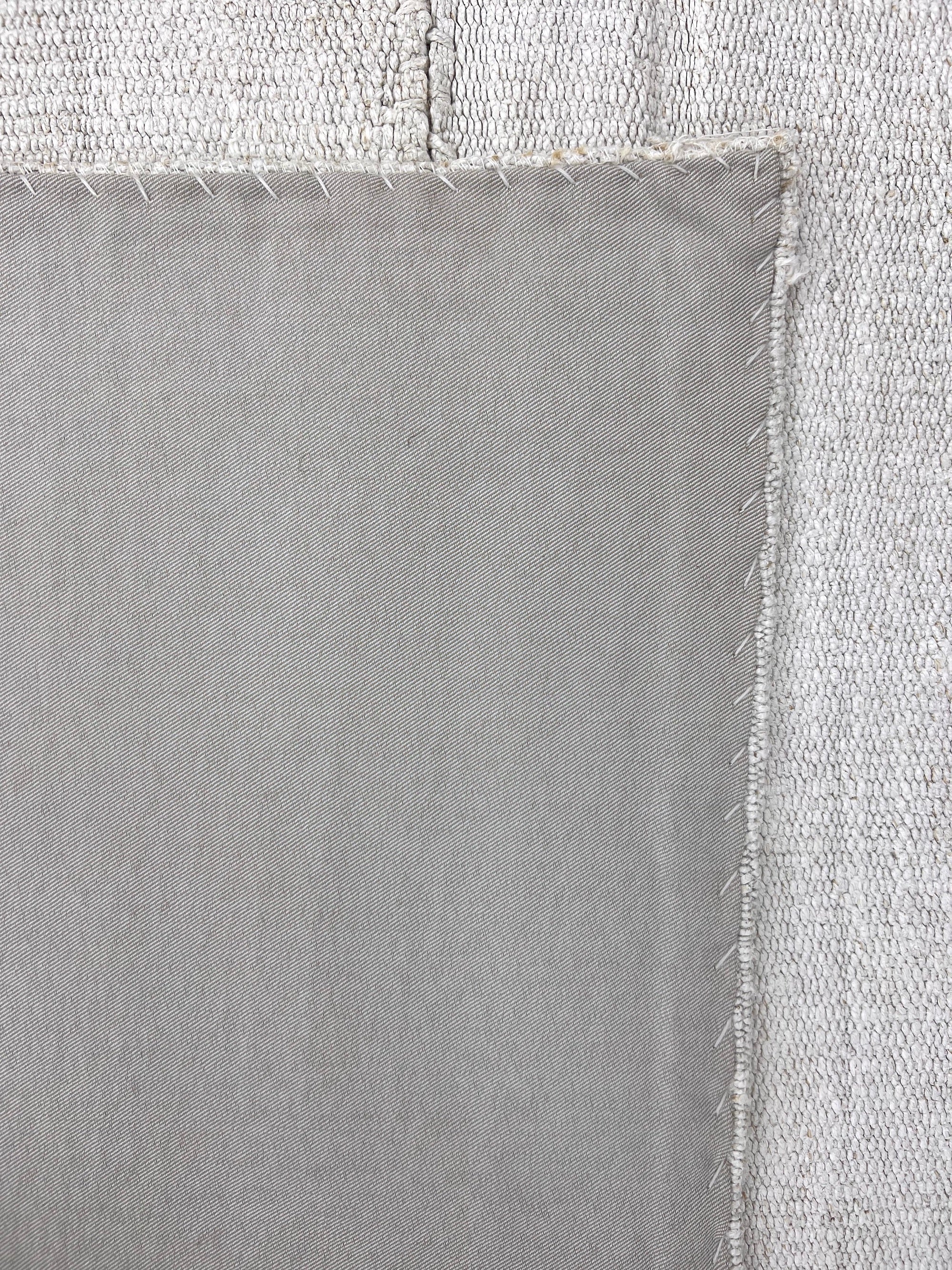 Zagir - White Hemp Rug - kudenrugs