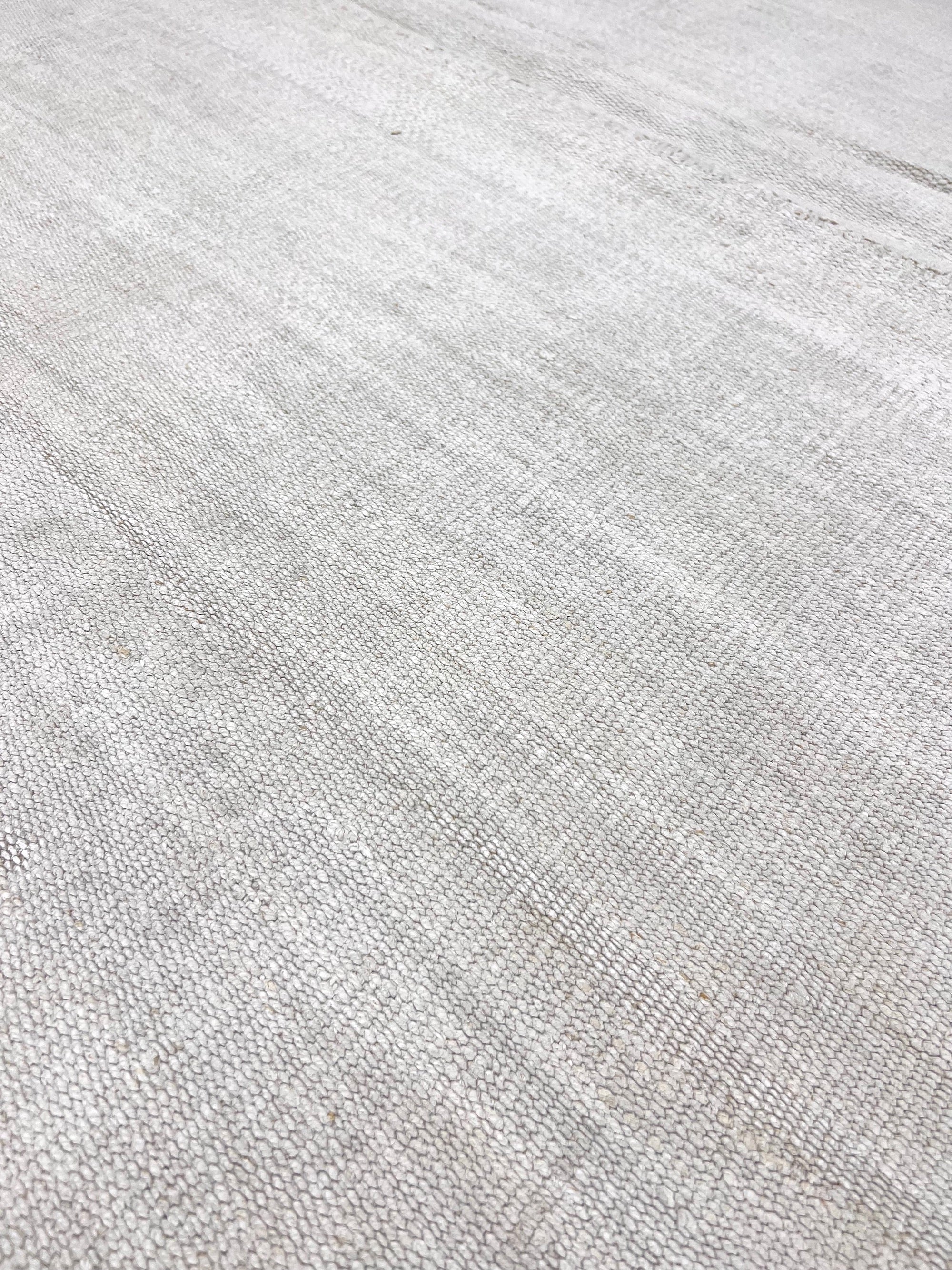Zagir - White Hemp Rug - kudenrugs