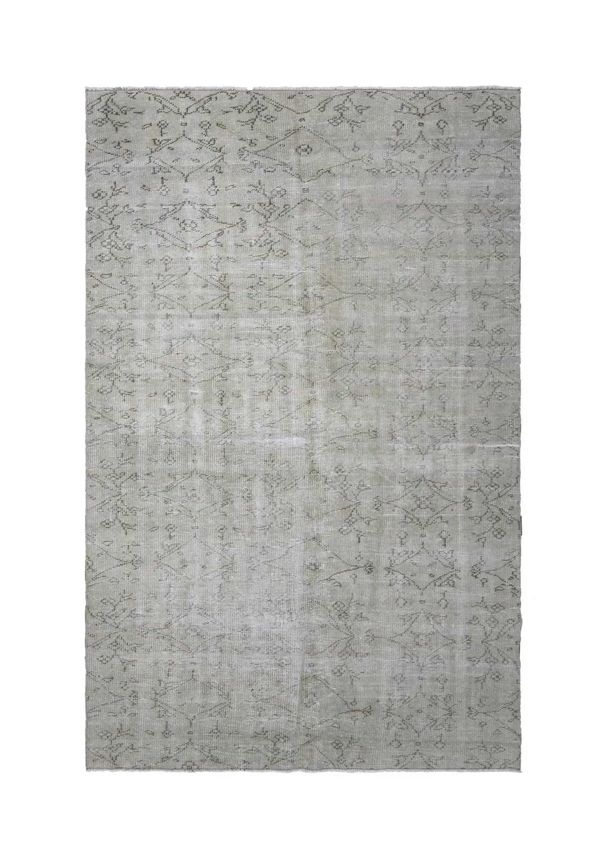 Allie - Vintage Beige Antique Washed Rug - kudenrugs