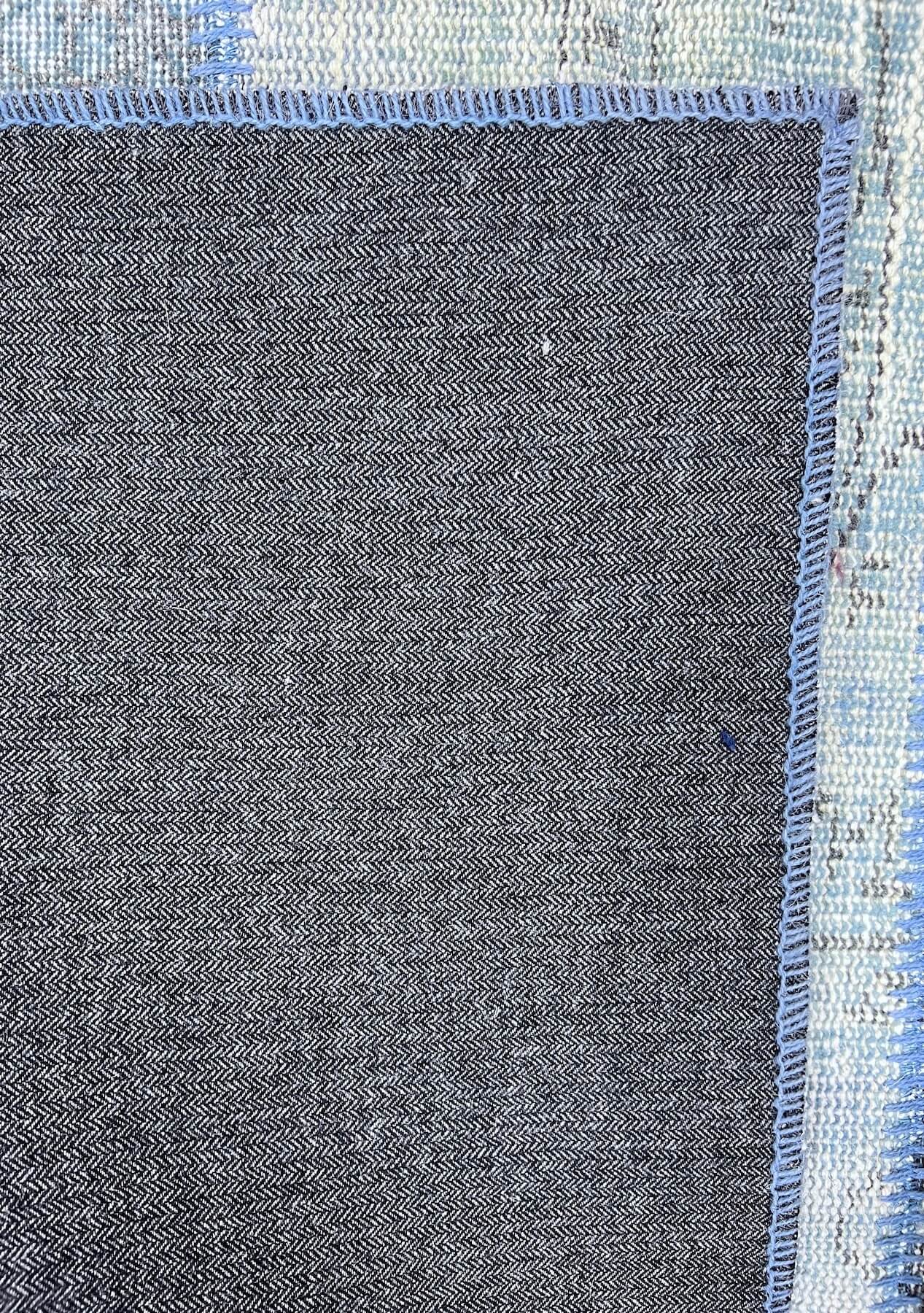 Brynn - Vintage Blue Patchwork Rug - kudenrugs