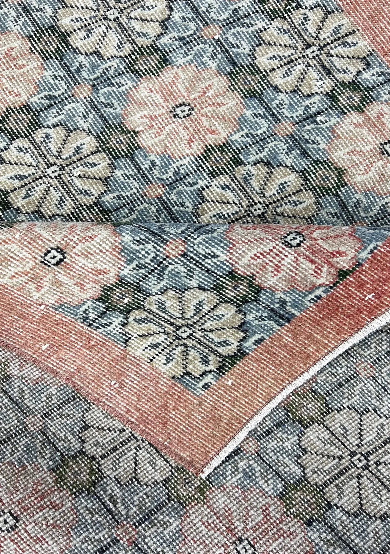 Daleyza - Vintage Blue Antique Washed Rug - kudenrugs