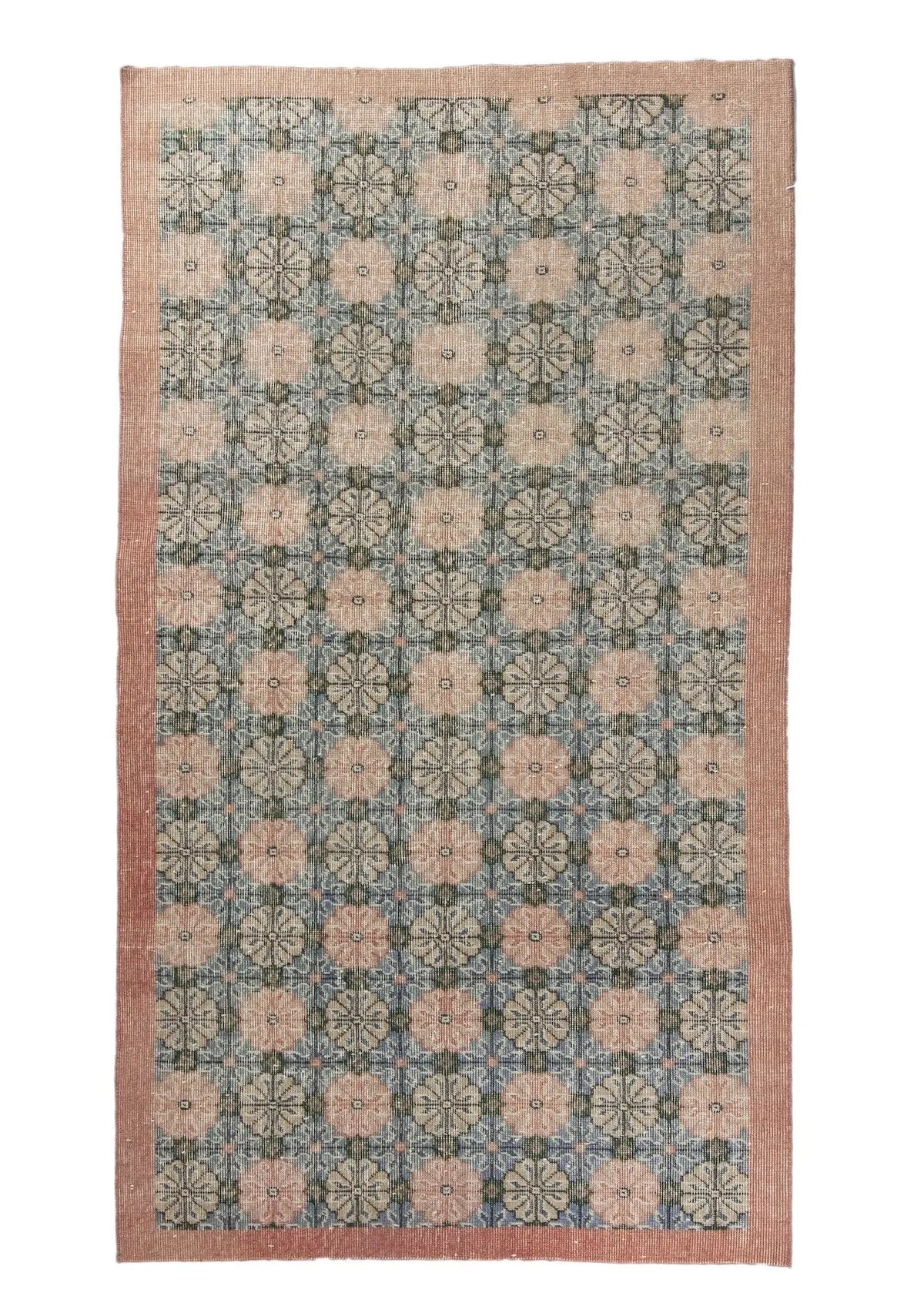 Daleyza - Vintage Blue Antique Washed Rug - kudenrugs