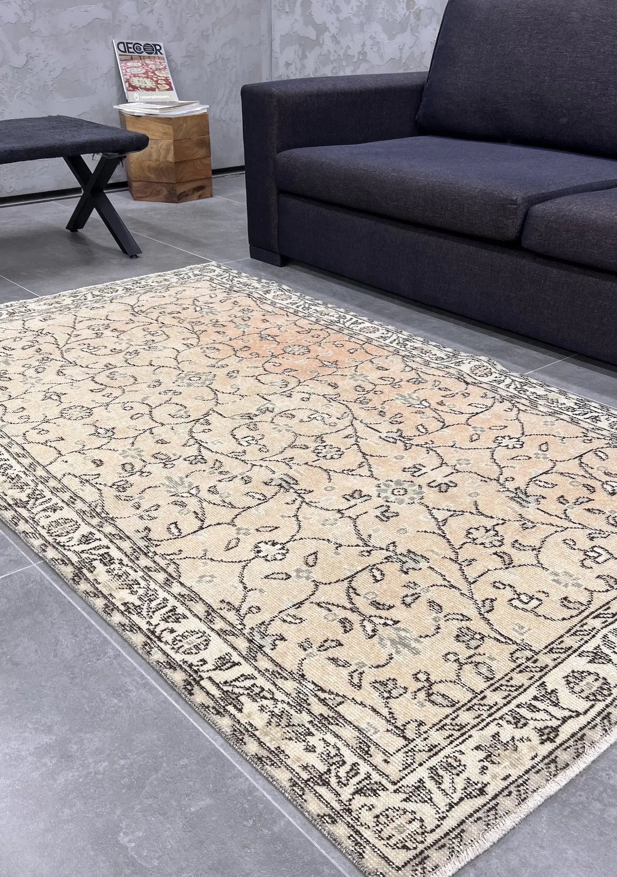 Dream - Vintage Orange Antique Washed Rug - kudenrugs