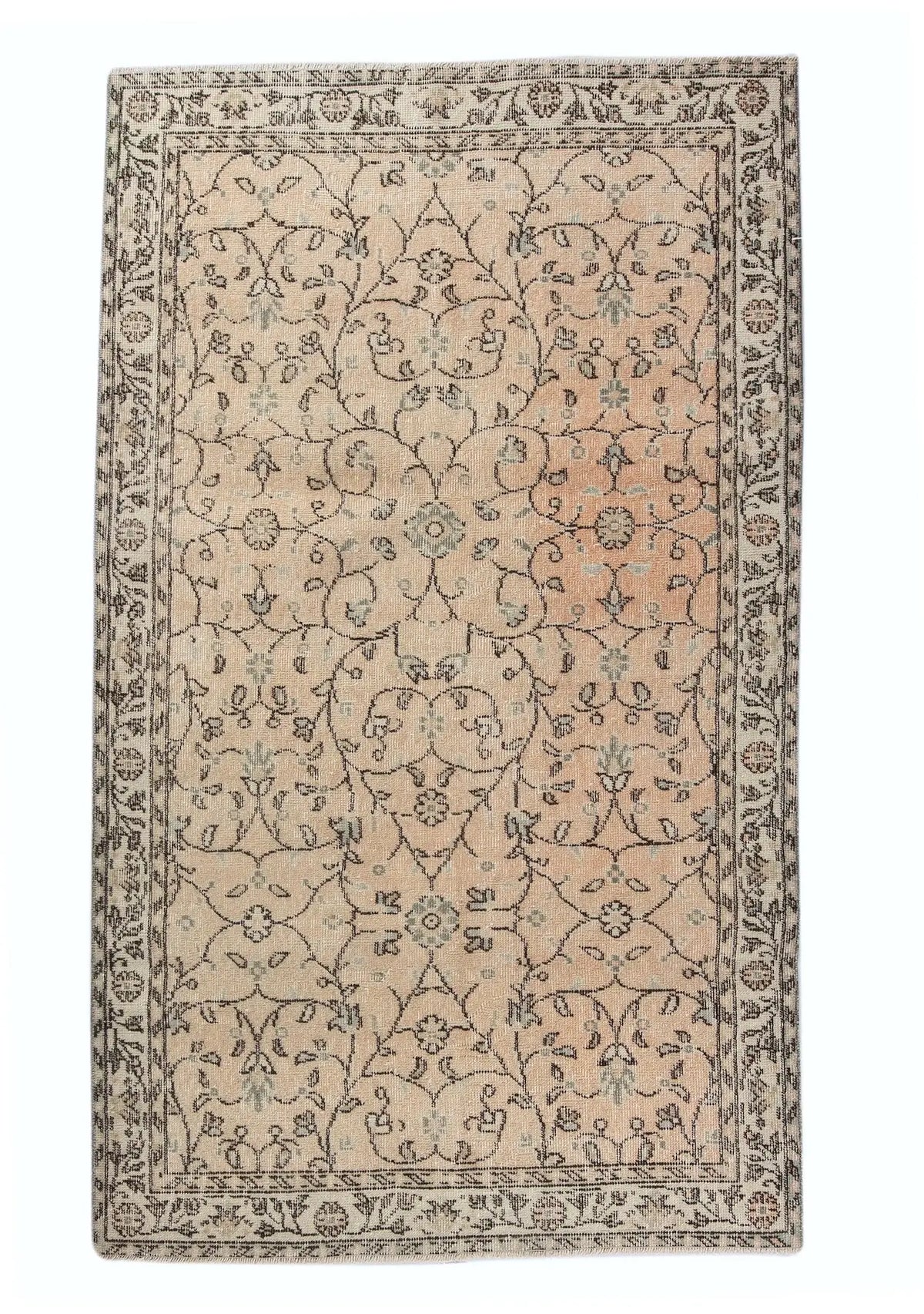 Dream - Vintage Orange Antique Washed Rug - kudenrugs